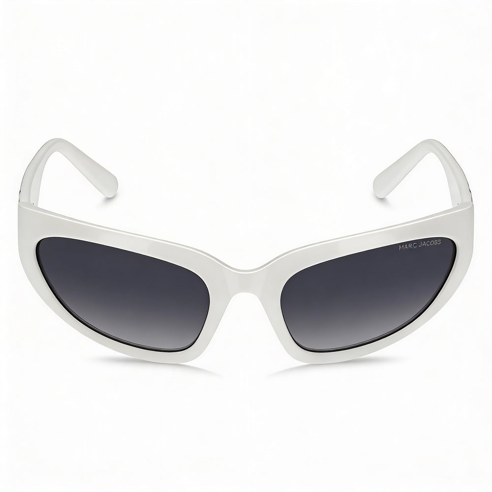 Marc Jacobs Marc 738/S Women's White Black Dark Grey Shaded Non-Polarized Cellulose Prop. Sunglasses 61mm