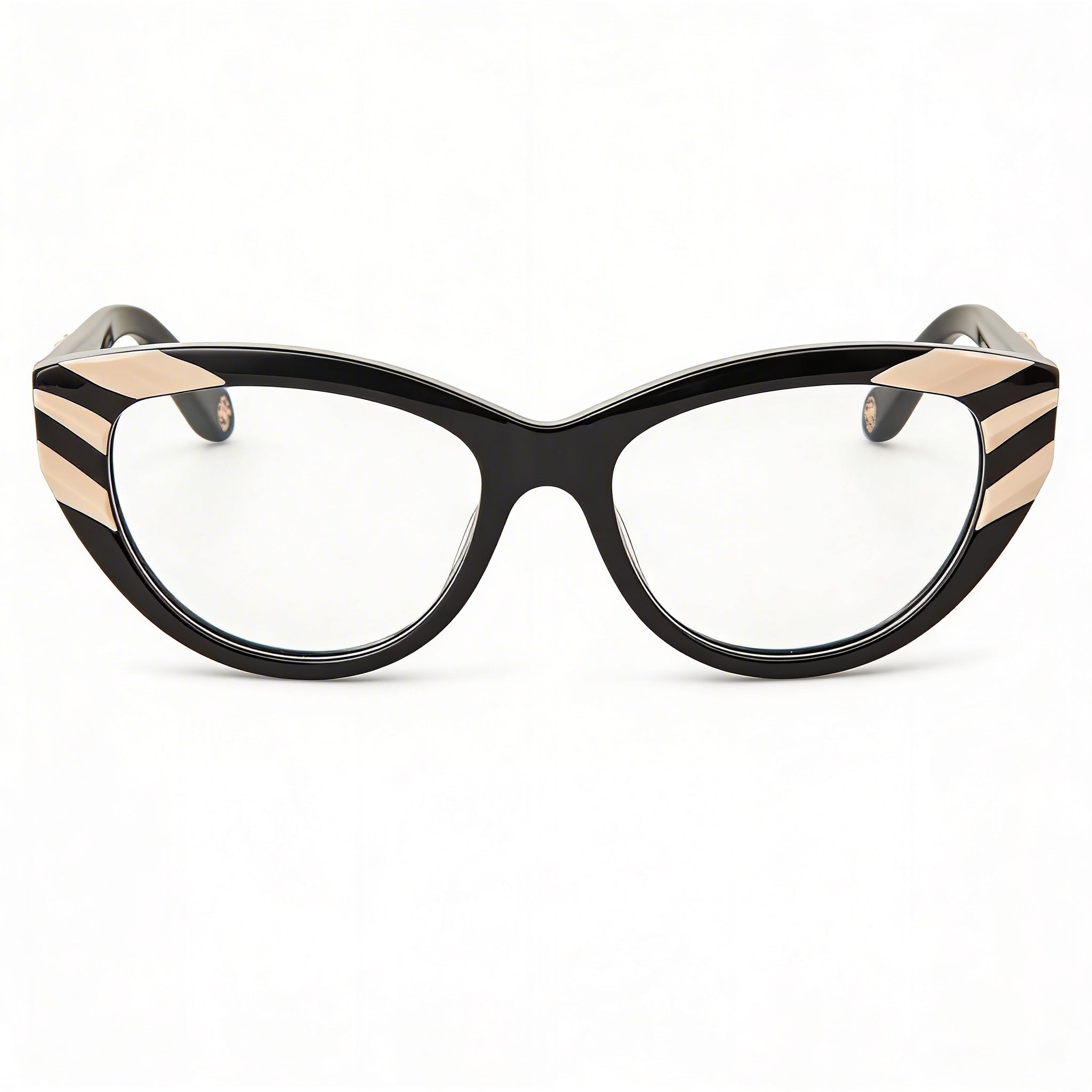 Roberto Cavalli Unisex Women's Eyewear, Acetate Dark Havana Frame, White Lenses, Size 50-18-135, Photo 2