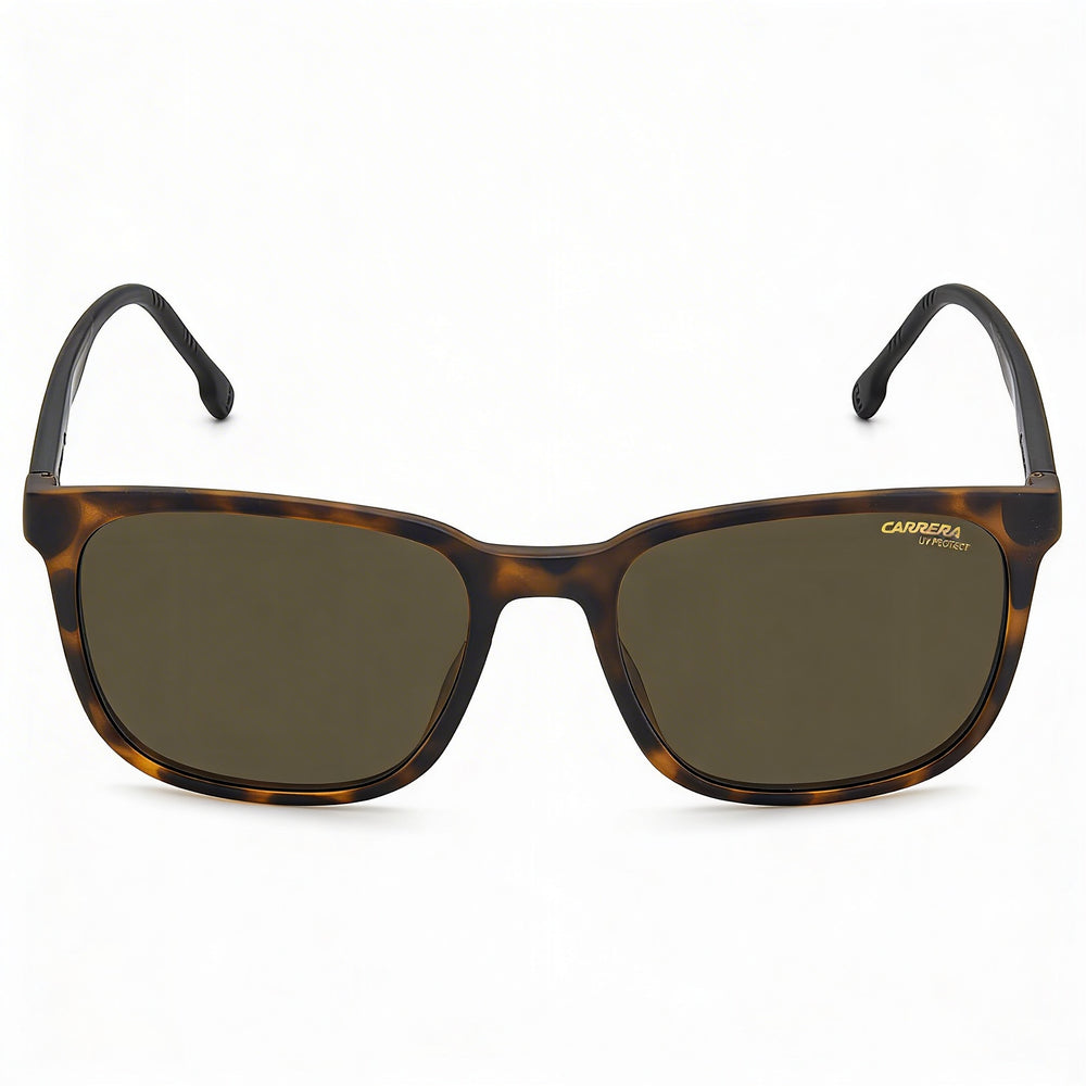 Carrera 8046/S Unisex Eyewear with Polyamide Frame, Matte Havana Color, UV Coating and 54mm Lens Width