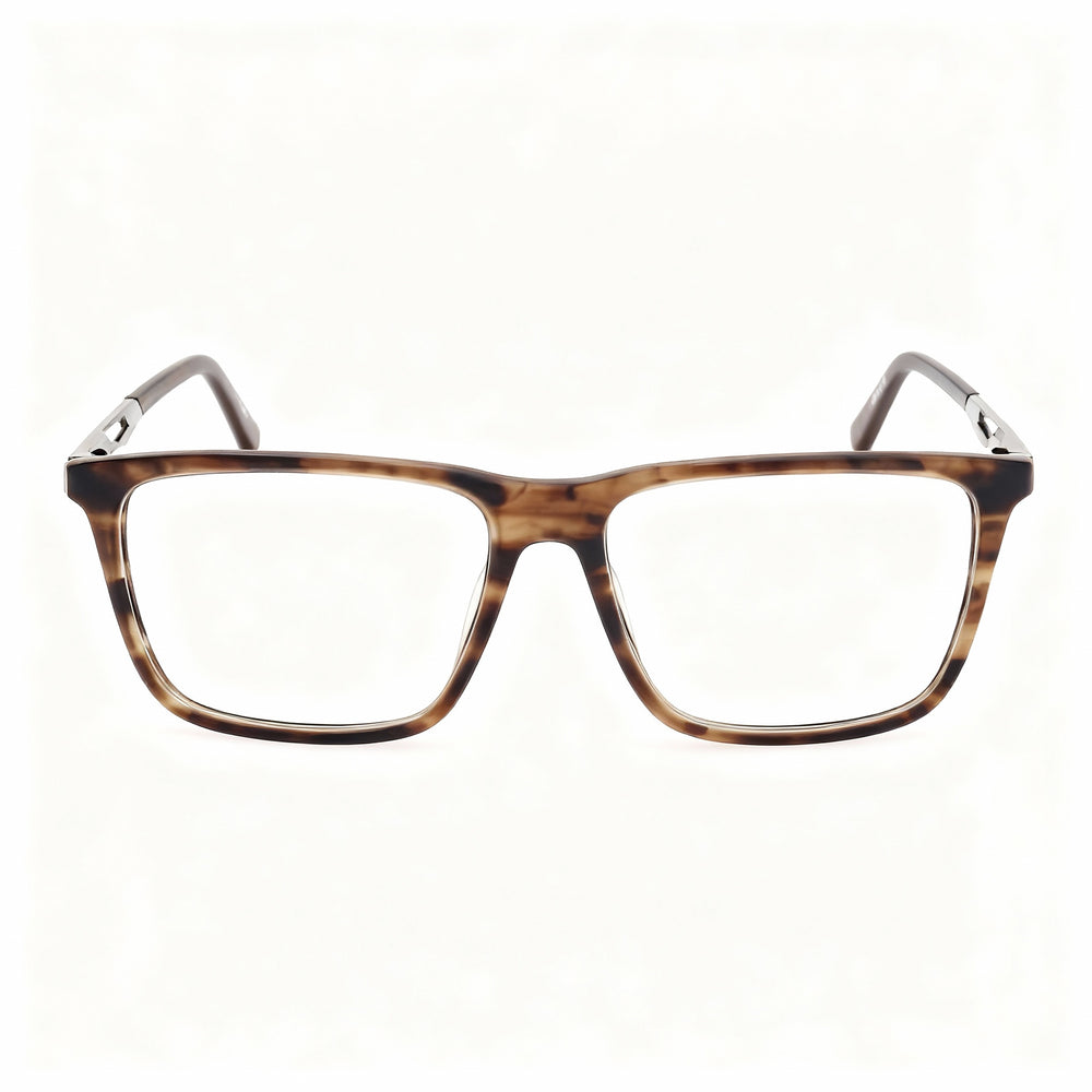 Monturas para gafas Harley-Davidson de tamaño estándar para hombre, graduadas o de moda, en color marrón claro.
