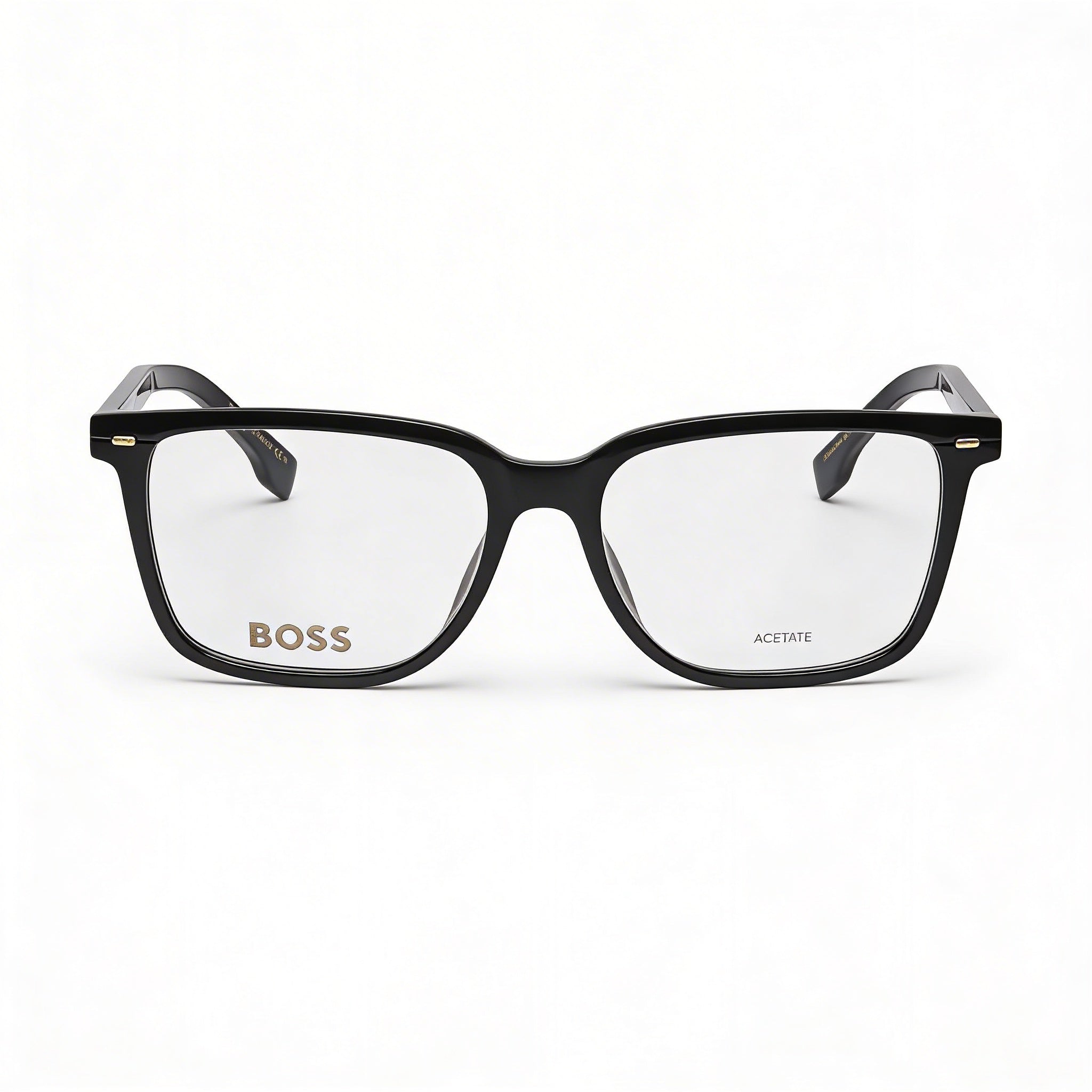BOSS Audio Systems Modern Men's Black Acetate Frame Sunglasses with , Non- Lenses 55mm, Photo 2