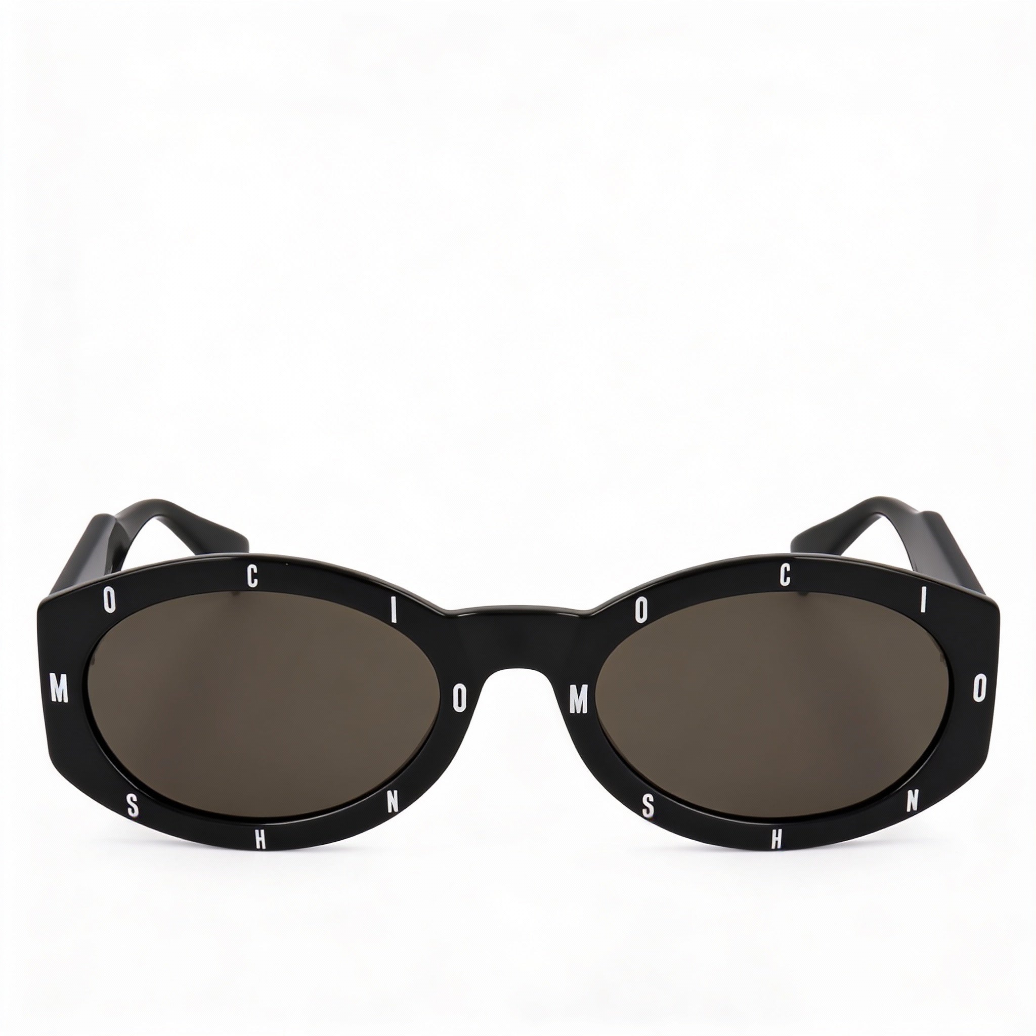 Gafas de sol Moschino MOS141/S para mujer, estilo casual, con montura negra y gris oscuro, lentes gris oscuro, protección UV, no polarizadas, 55 mm, Photo 2