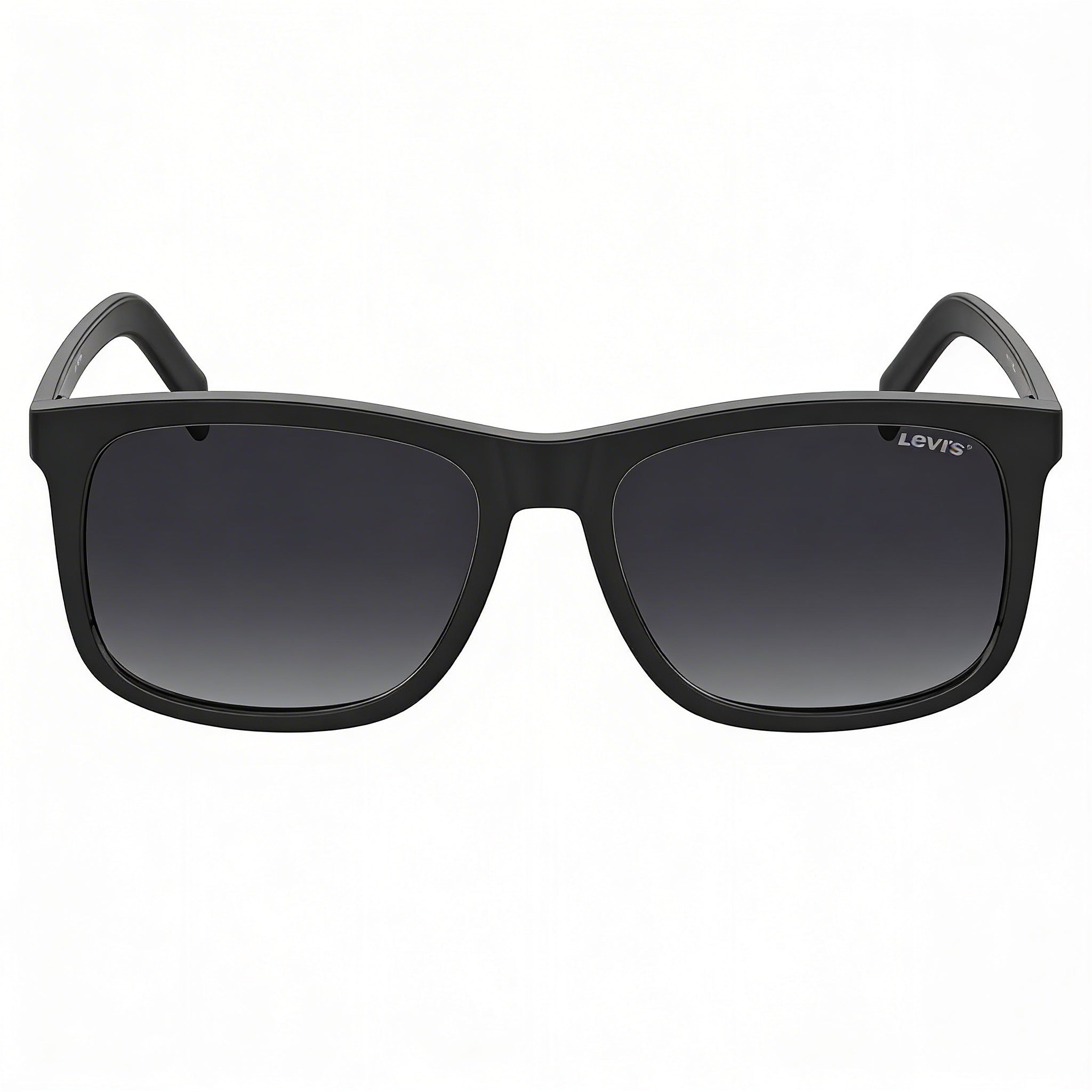 Levi's Modern Women's Black ECO POLYAMIDE Frame with Dark Grey Shaded Lens, 56mm Lens Width, UV Protection Sunglasses, Photo 2