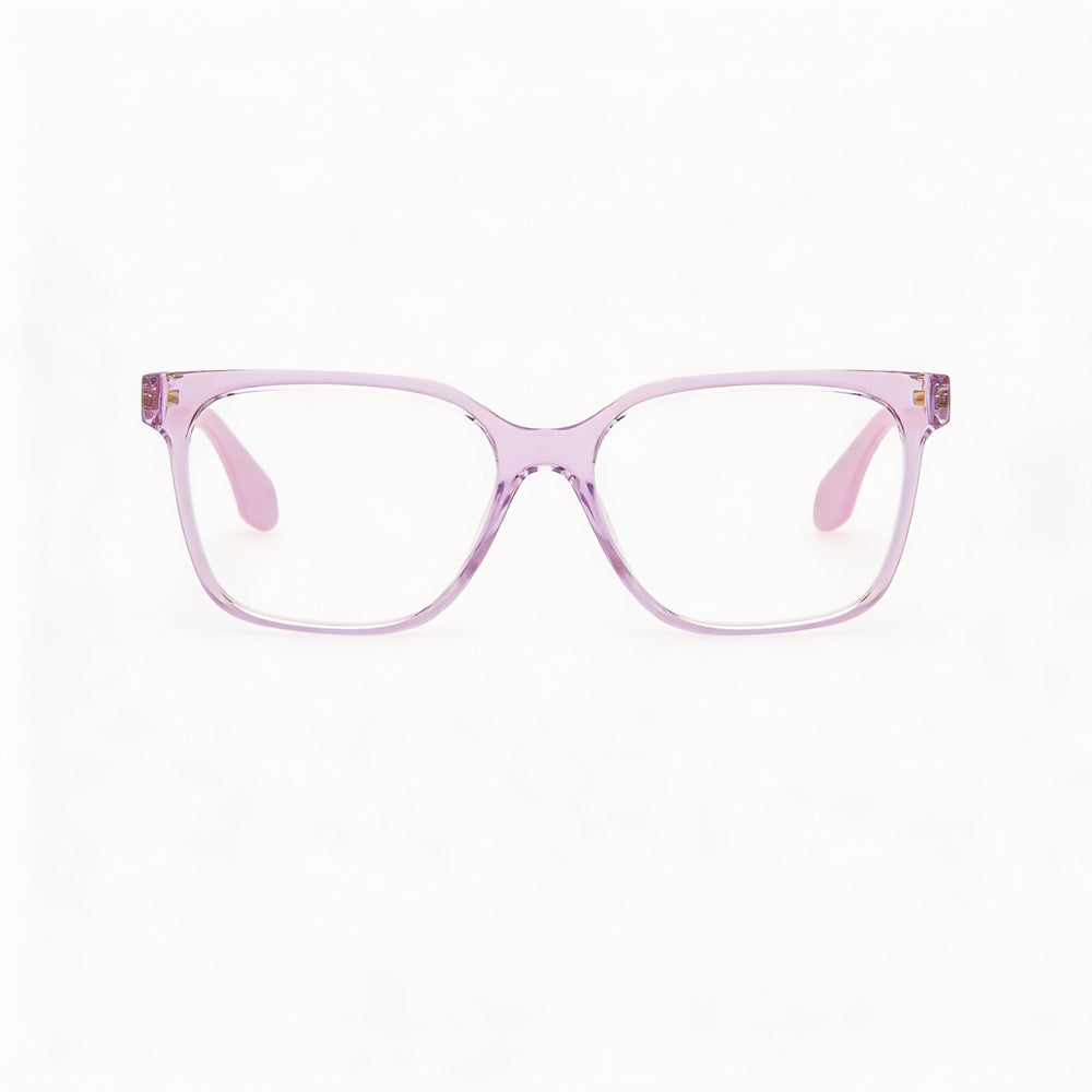 Gafas adidas Originals OR5088 para mujer con montura rosa claro mate inyectado y lentes transparentes de 53 mm