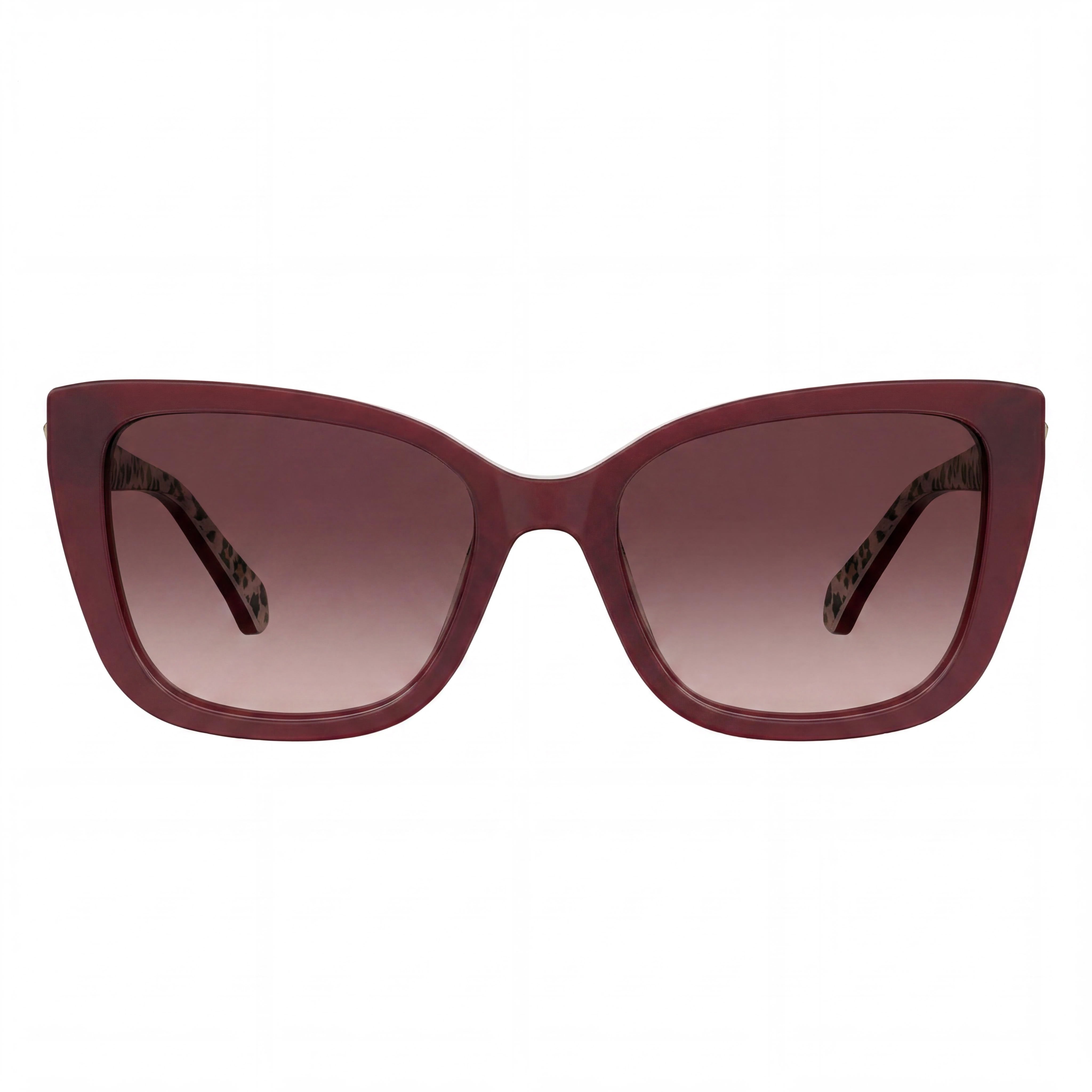 Gafas de sol Love Moschino casual de acetato rojo estampado para mujer con lentes marrones sombreadas UV 400, 54 mm, Photo 2