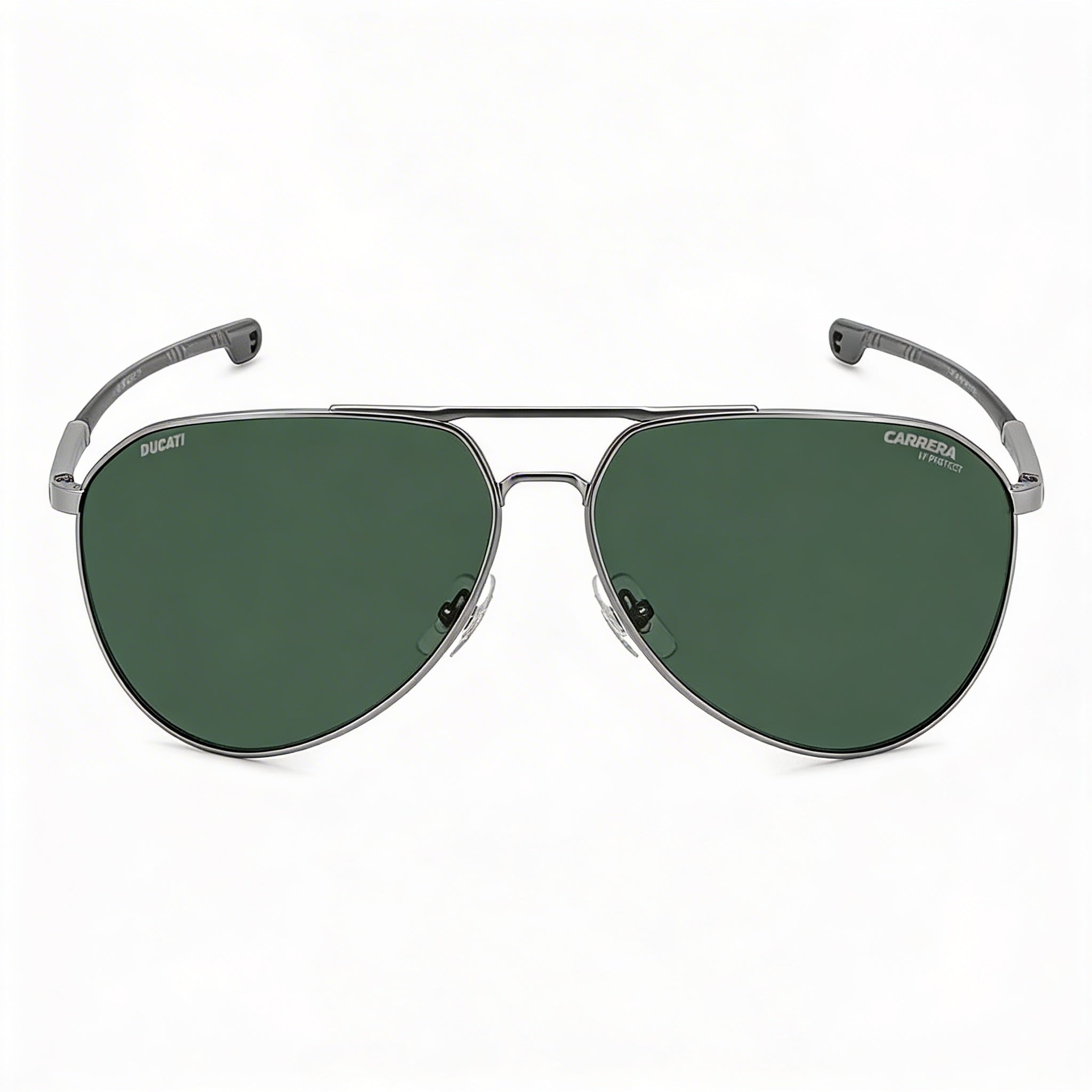 Carrera Ducati Elegante Men's Stainless Steel Matte Dark Ruthenium Green Frame, Matte Dark Ruthenium Lens Non-Polarized Sunglasses 67mm, Photo 2