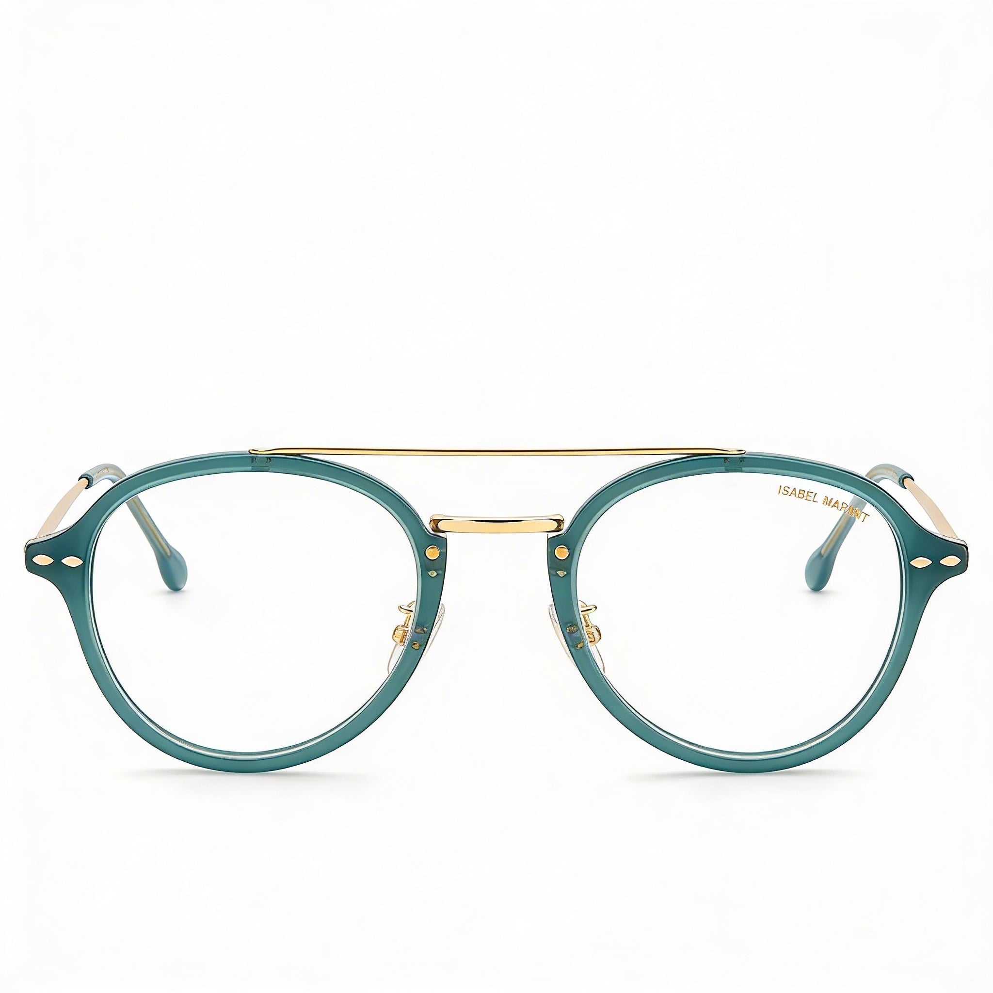 Isabel Marant Modern Women's Polyamide Gold Green Sunglasses 49mm, Photo 2
