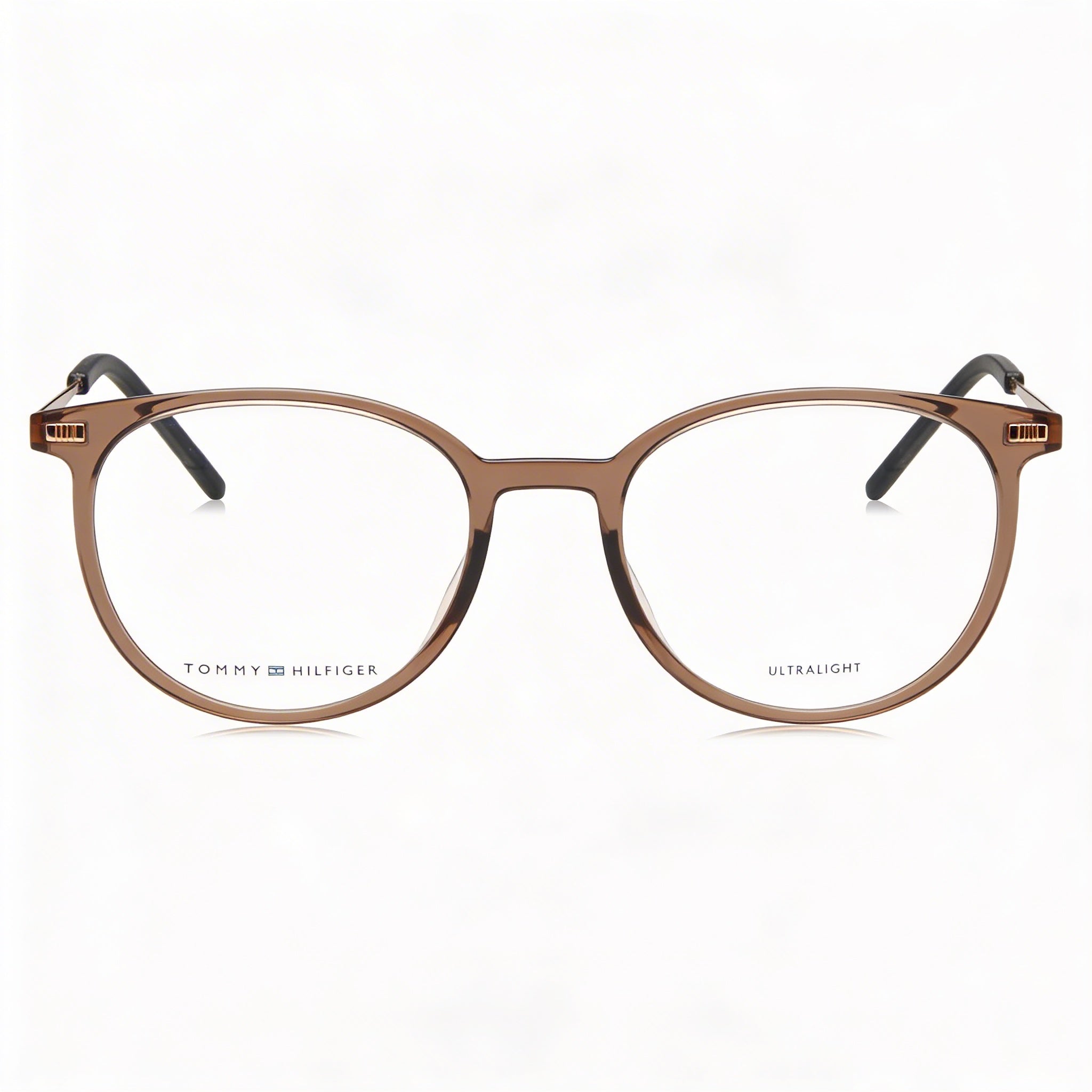 Gafas Tommy Hilfiger para mujer, de propionato azul moderno, listas para receta médica con lentes de demostración transparentes de 50 mm, Photo 2
