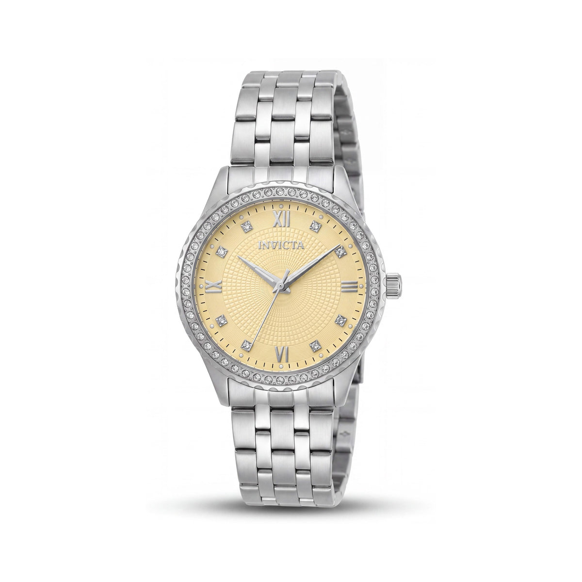 Invicta Specialty 69217 Men's Quartz Watch 40mm Silver Case Stainless Steel Bracelet Beige Dial, Photo 1