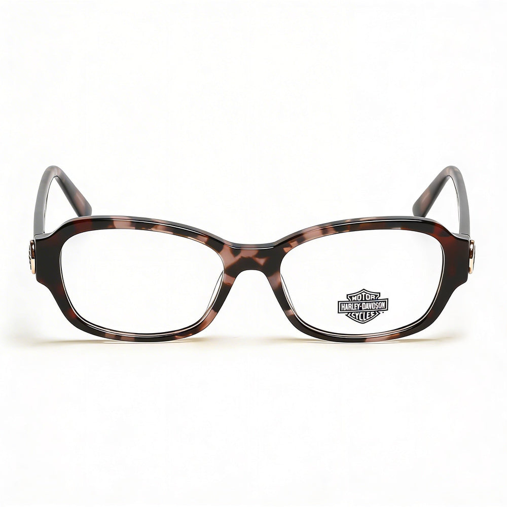 Harley-Davidson HD0567 Pink Rectangle Eyeglasses for Men, Plastic 51mm