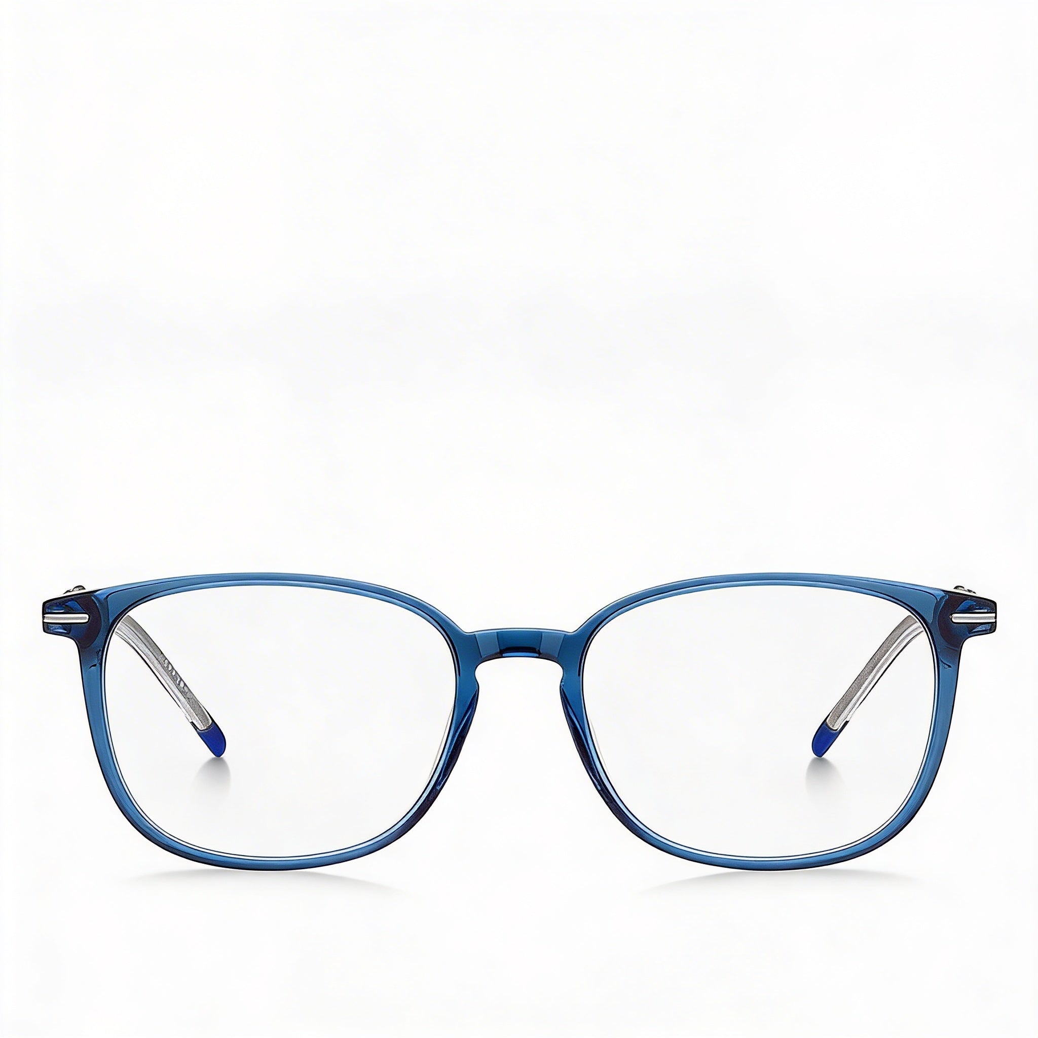 Gafas HUGO Hg 1205 de estilo moderno para hombre con montura de magnesio azul - Lente 54 mm, Puente 17 mm, Varilla 145 mm, Photo 1