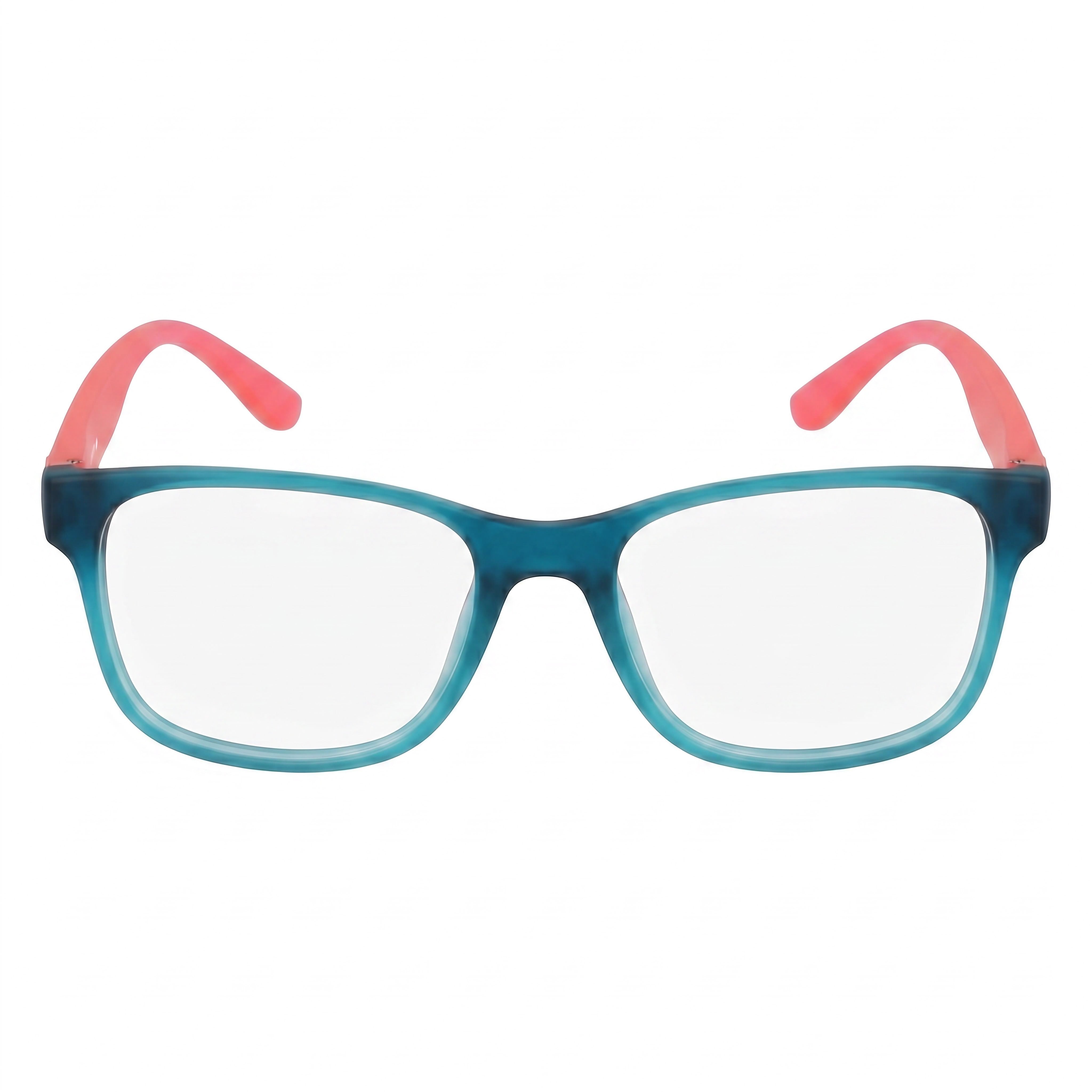 Gafas de plástico cuadradas unisex Lacoste L3804b Aqua Matte con Star Phospho 51mm, Photo 2