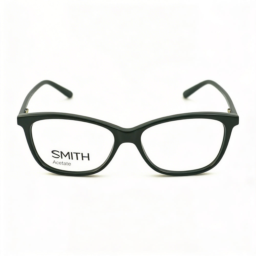Smith JADEN 807 Unisex Square Full Rim Black Acetate Eyeglasses 53mm Lens, 15mm Bridge, 135mm Temple