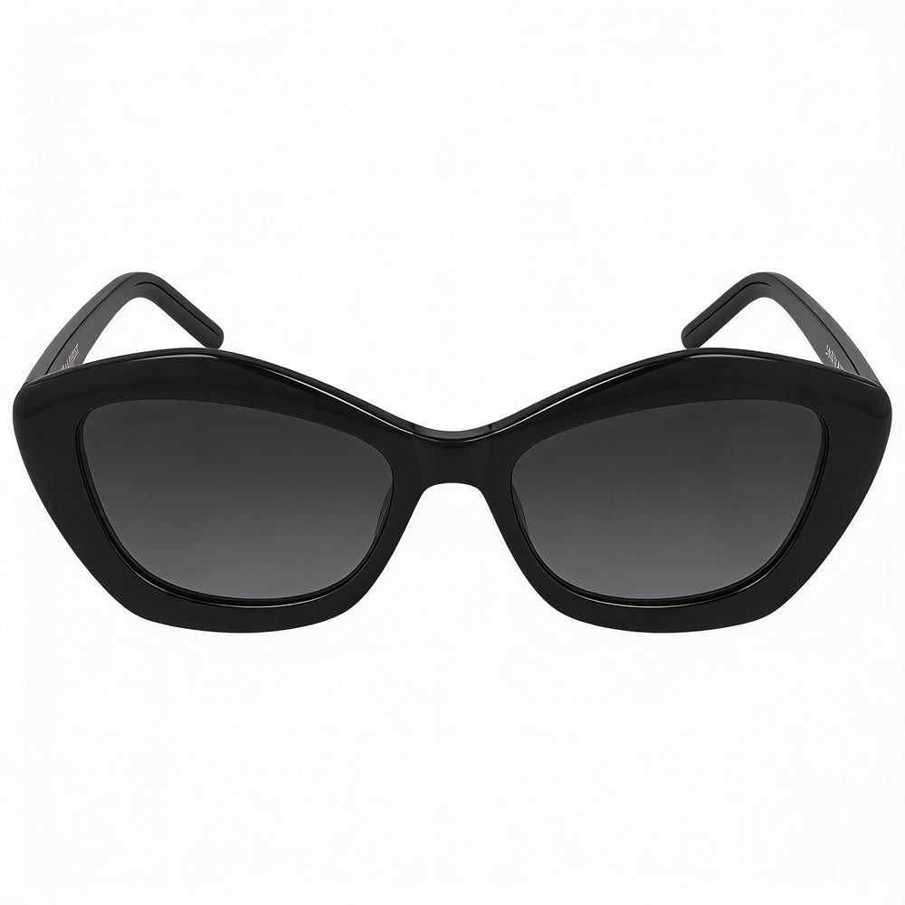 Gafas de sol Saint Laurent Classic para mujer, montura de plástico negra, sin polarizar, protección UV, 54 mm
