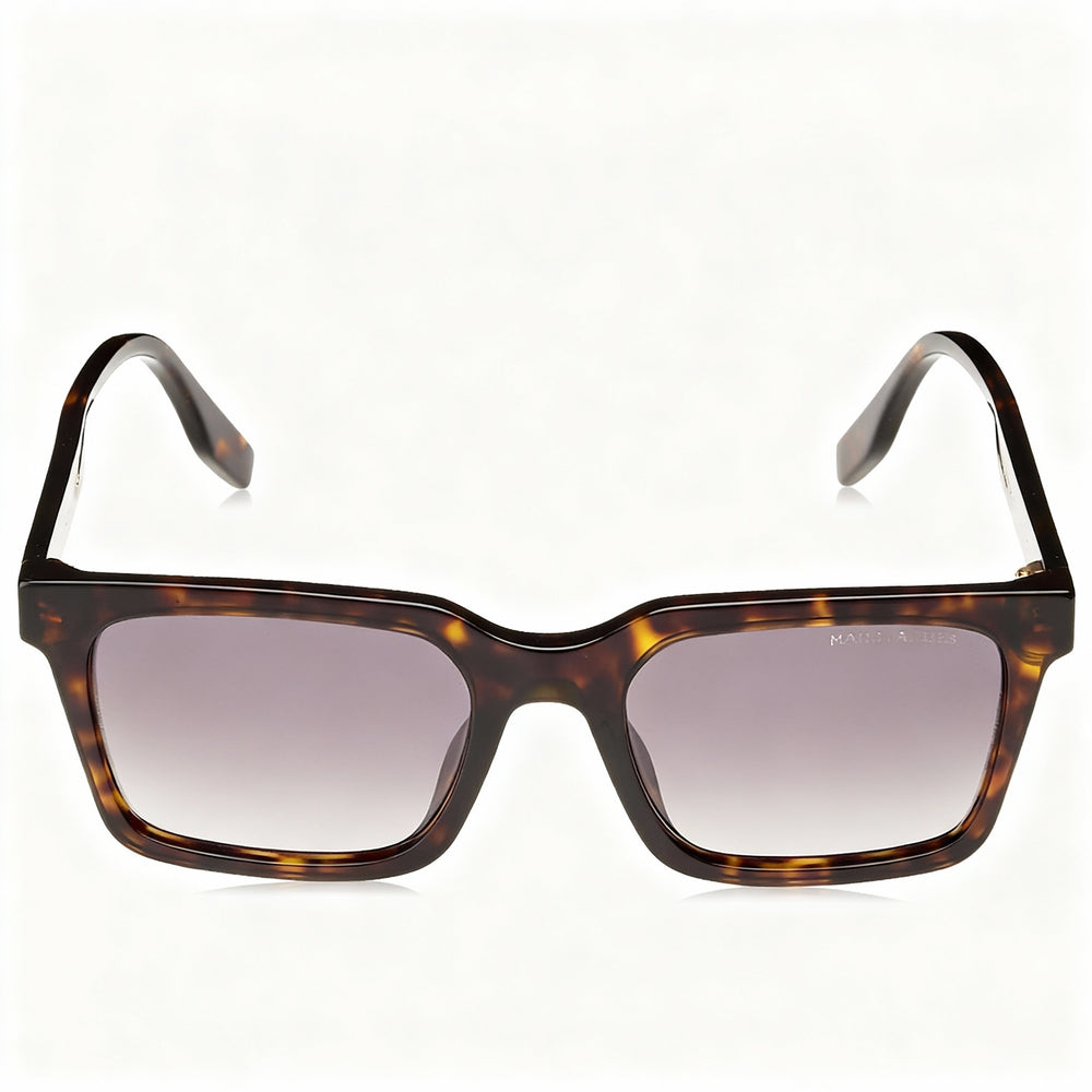 Gafas de sol Marc Jacobs Marc 719/S para hombre, rectangulares, de acetato, con protección UV y sin polarizar, color verde habano/sombreado verde, 53 mm