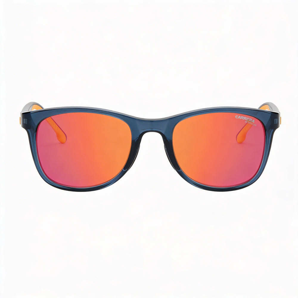 Carrera race 8054 Unisex Transparent Blue Plastic Frame Blue Lens UV Protection Sunglasses 52mm