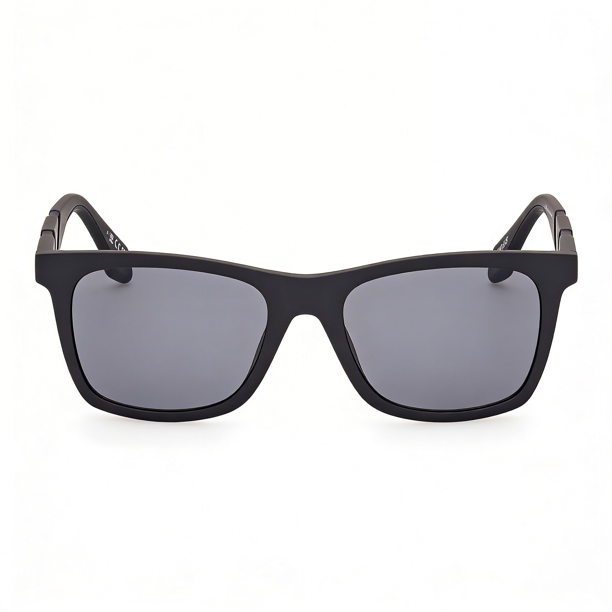 Adidas Unisex 100% UV Protective Matte Black Plastic Frame Smoke Polycarbonate Lens Sunglasses 53-18-145, Photo 2