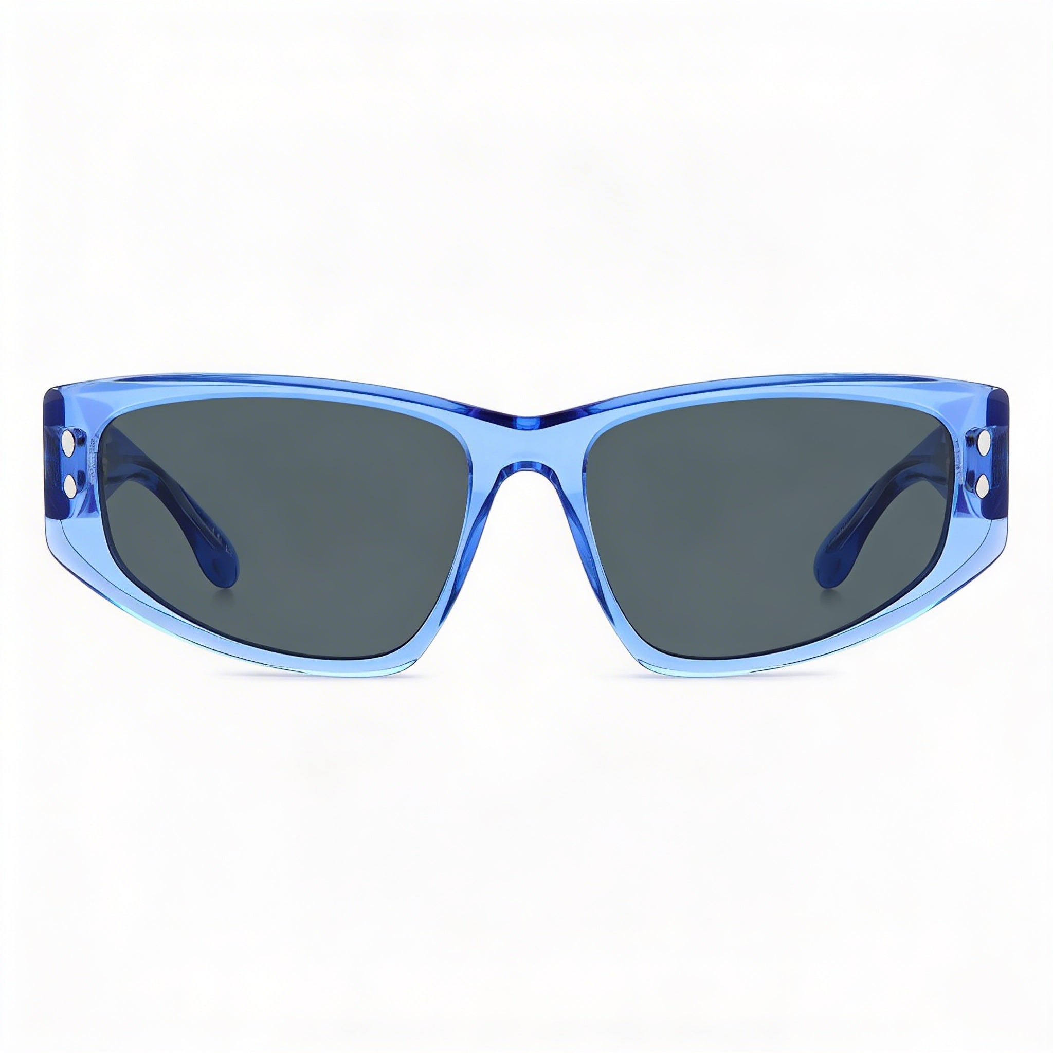 Gafas de sol informales Isabel Marant para mujer: montura de acetato azul, lentes grises, ancho de lente de 57 mm, Photo 2