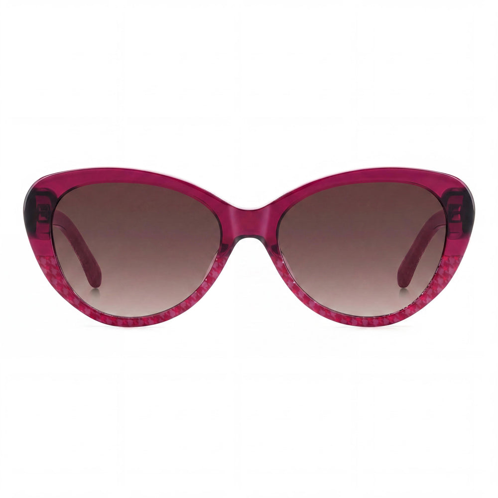 kate spade new york Ks Josi/S Gafas de Sol de Acetato para Mujer, Montura Rojo Borgoña Rosa Doble Tono, Lentes Rosas Doble Tono con Protección UV 55mm