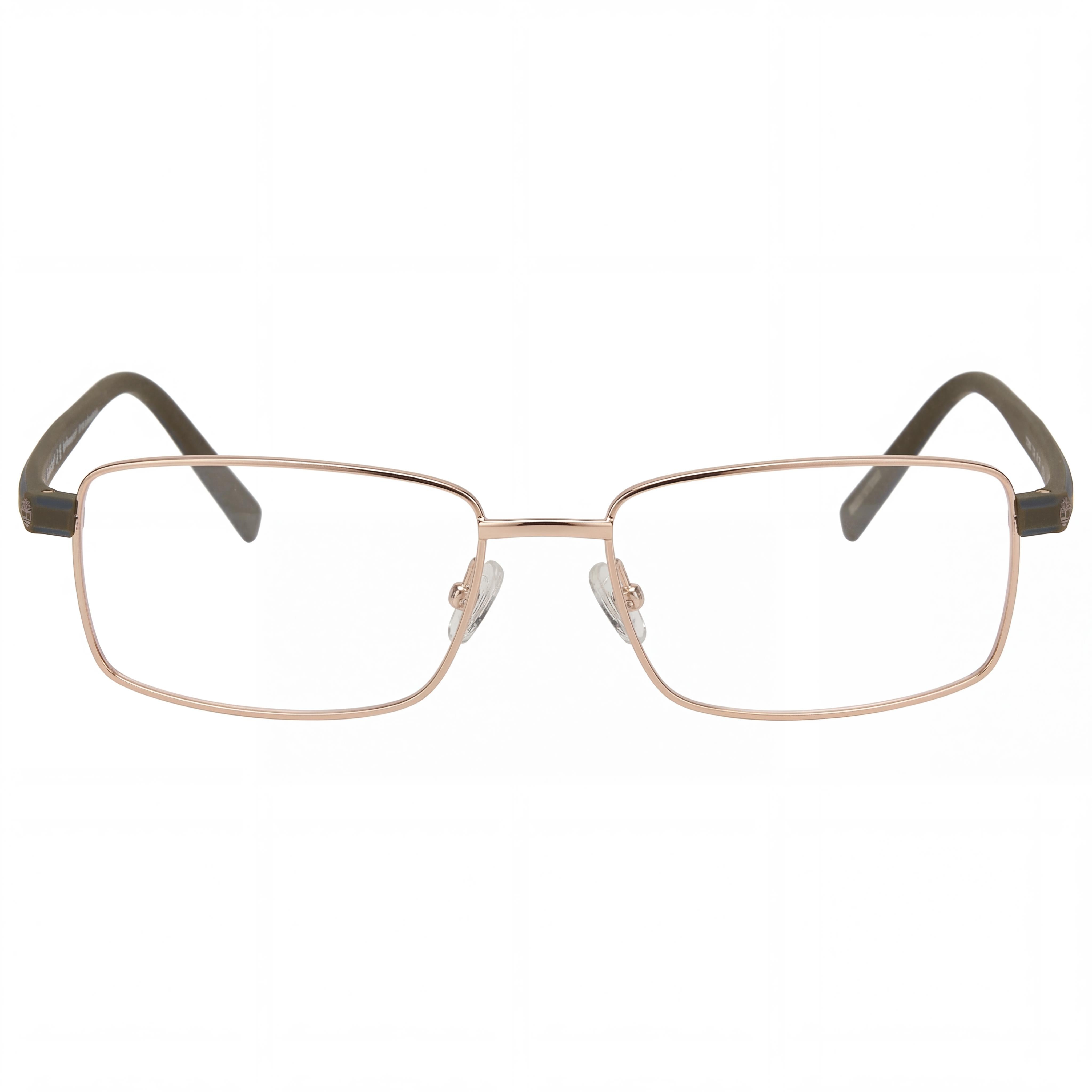 Monturas de gafas de metal contemporáneas Timberland para hombre, bronce de cañón mate, ancho de lente 56 mm, puente 17 mm, patilla 150 mm, Photo 2