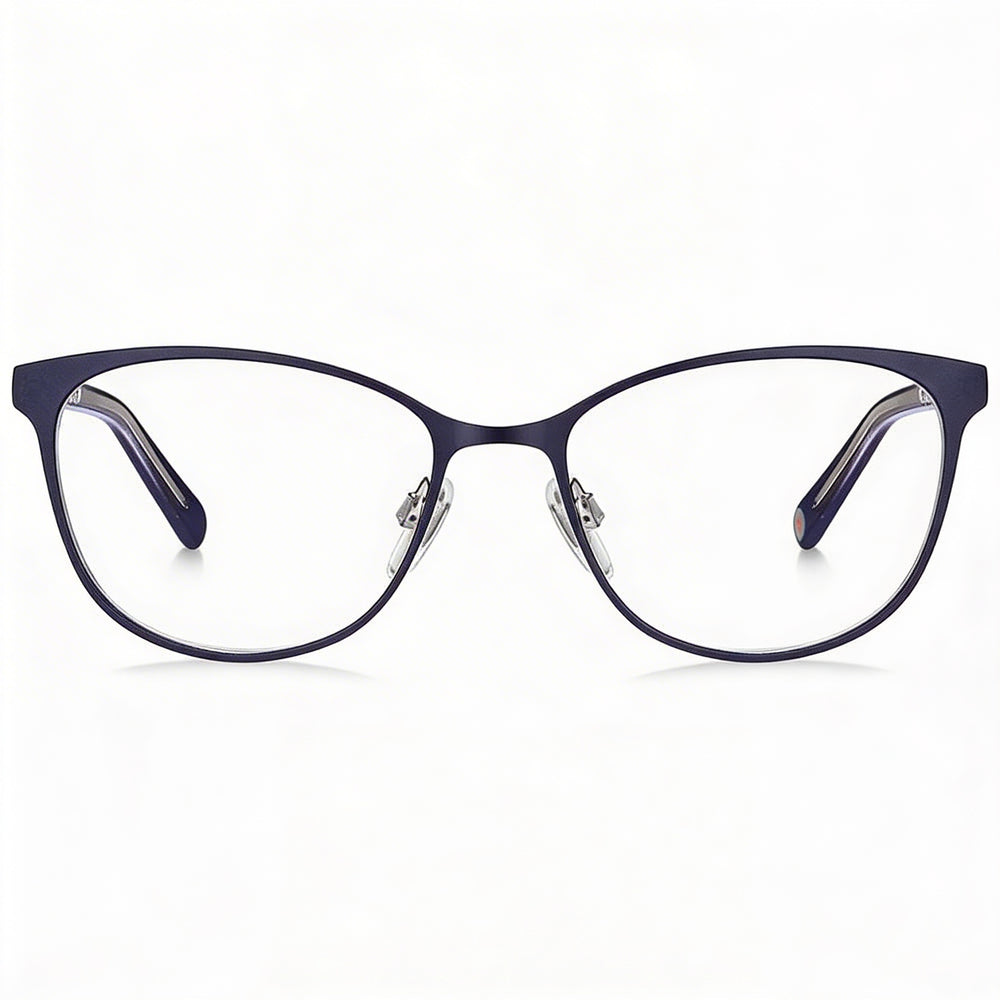 Gafas Tommy Hilfiger Th 1778 Unisex, con Montura de Acero Inoxidable Azul Cristal, 53mm