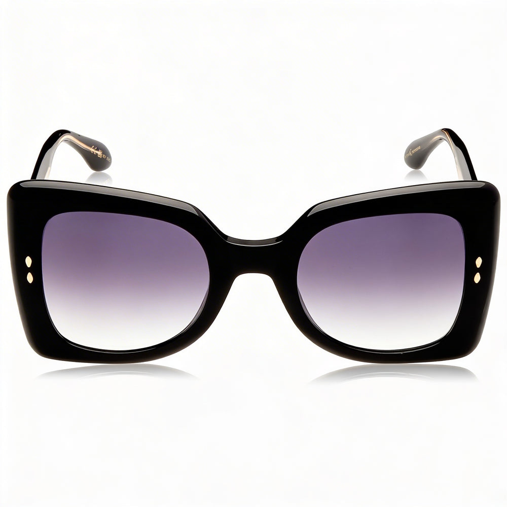 Isabel Marant Trendy Acetate Women's Black Grey Acetate UV Protection Sunglasses 52mm