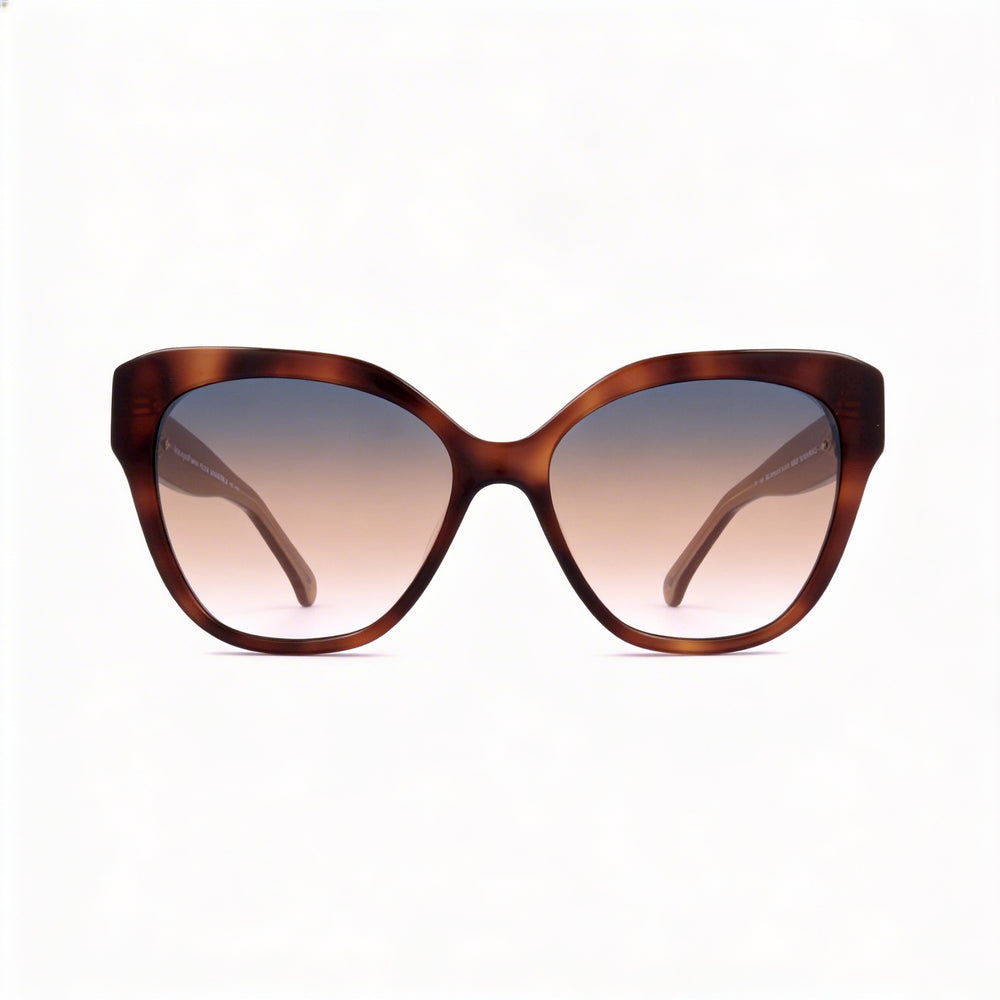 Gafas de sol Kate Spade New York Savanna/G/S para mujer, de plástico Havana, color gris y marrón, con degradado UV, 57 mm
