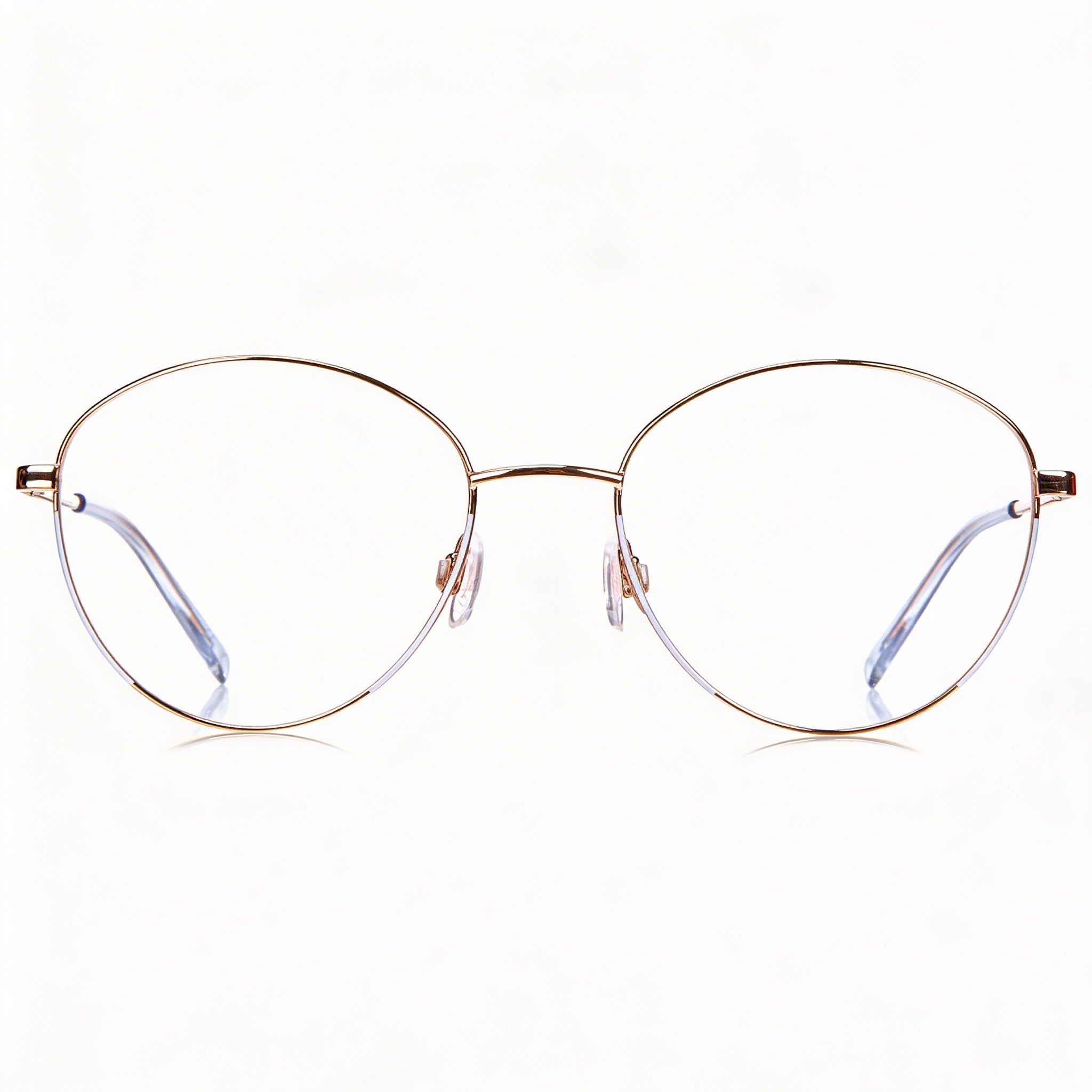 Gafas de mujer Missoni MMI 0024 de ojo de gato, montura de aleación de acero, lila, dorado y cobre, lente de policarbonato de 53 mm, Photo 2