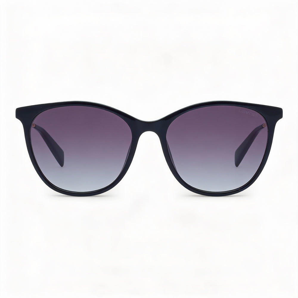 Levi's Lv 5006/S Women's Eco PMMA Non-Polarized UV Protected Dark Grey Sunglasses Black Grey Shaded 55mm