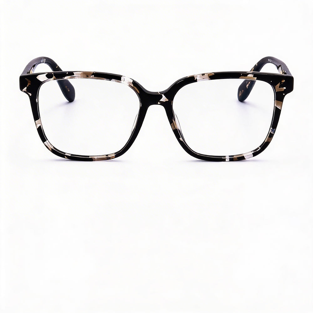 Gafas adidas Originals Modern para hombre con montura de plástico, Black Havana, lentes transparentes, talla 52-15-145