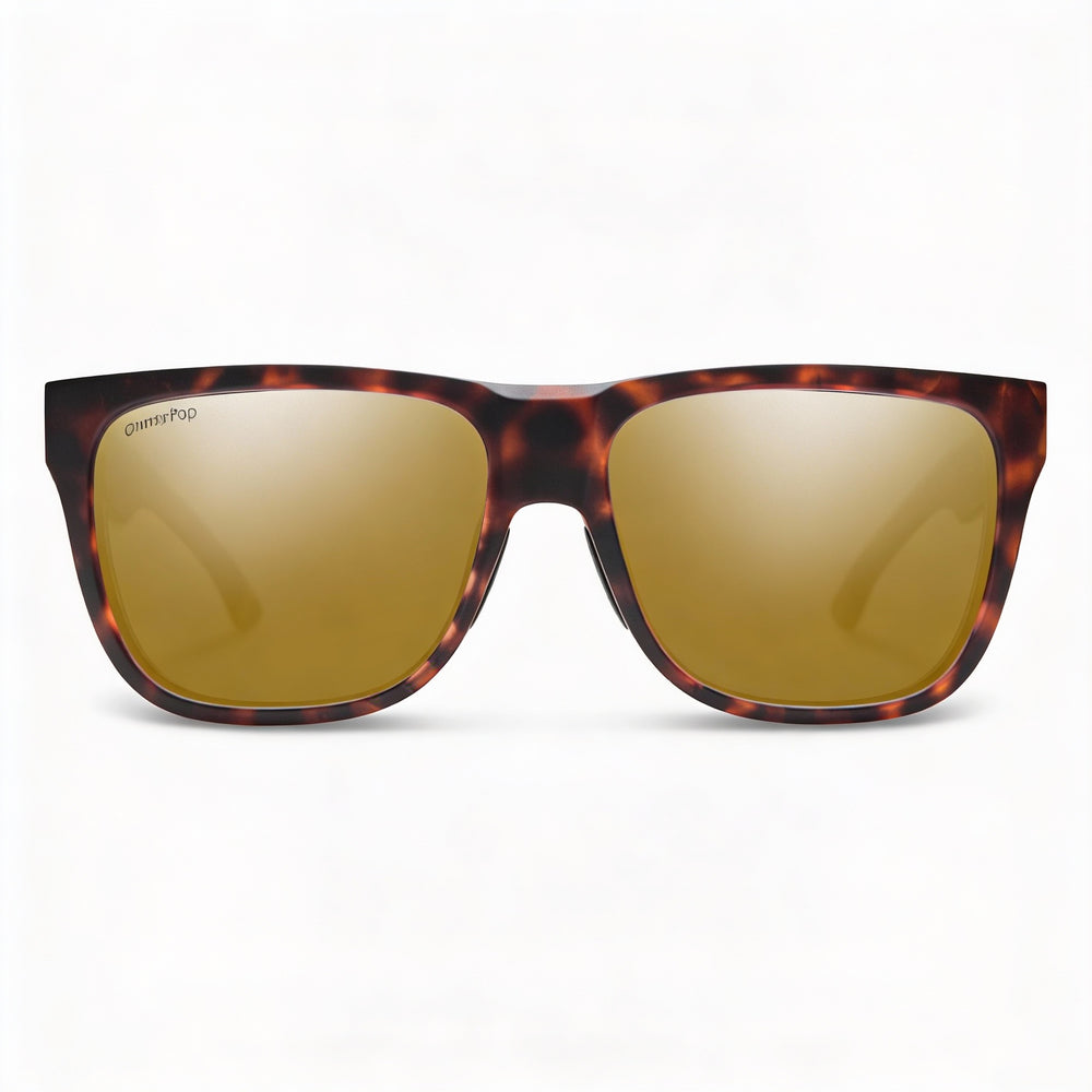 Smith Lowdown 2 Women's Sunglasses, Matte Tortoise Evolve Frame, ChromaPop Bronze Mirror Lenses, 100% UV Protection, 55mm