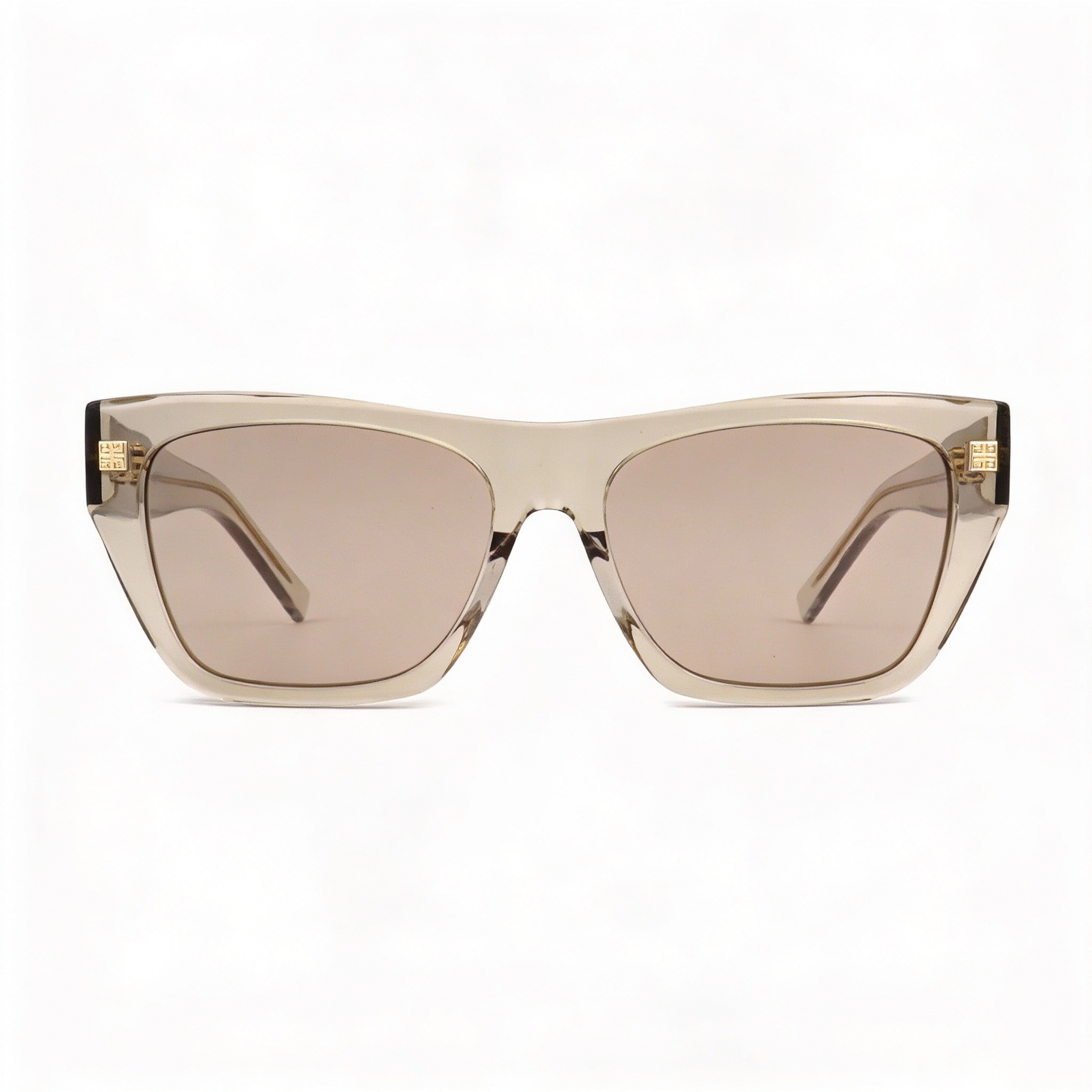 Gafas de sol Givenchy Casual de acetato para mujer, marrón claro brillante, ancho de lente 55, puente 16, patilla 140, Photo 2