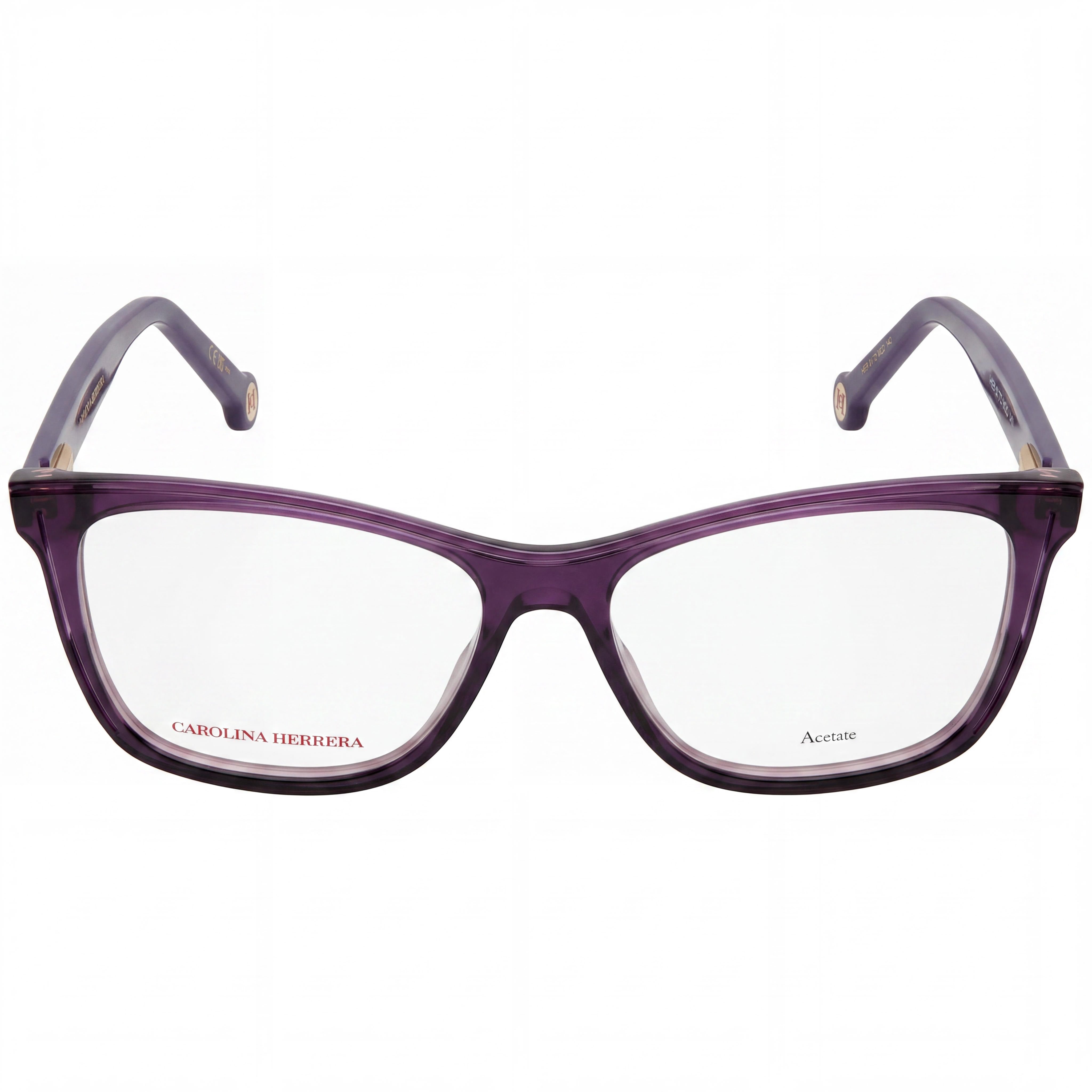 CAROLINA HERRERA Her 0172 Unisex Multicolored Acetate Optical Frame Eyeglasses with 53mm Lens Width, Photo 2