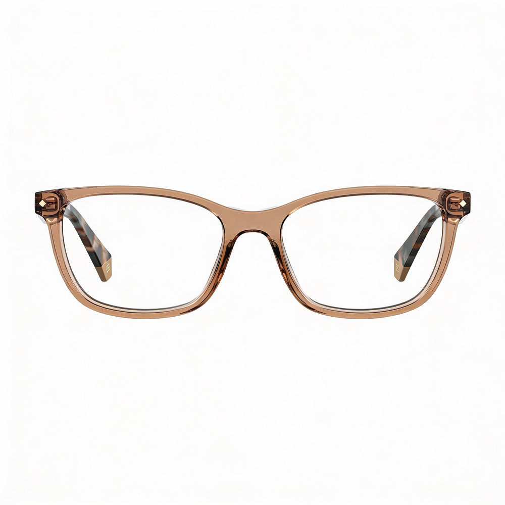 Gafas de sol Polaroid PLD D338 para mujer, de acetato, no polarizadas, color beige, 54 mm