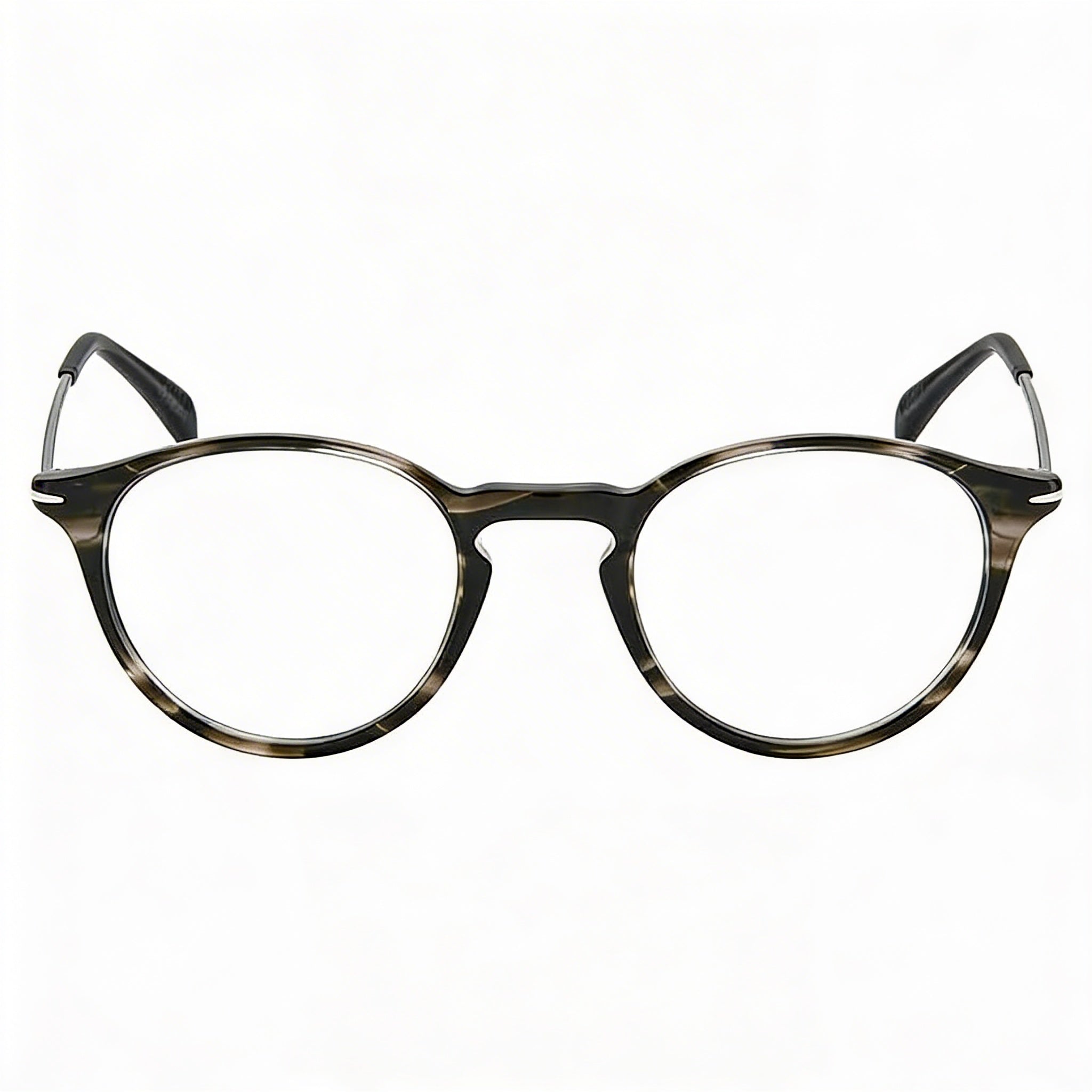 David Beckham Db 1049 Unisex Grey Horn Plastic Frame Polycarbonate Non- Eyewear 48mm Lens, Photo 2