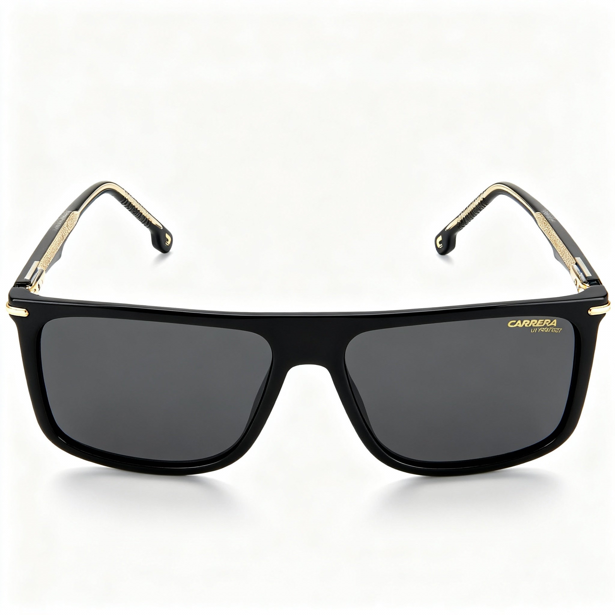 Carrera 278/S Men's Black Gold Plastic Frame Non-Polarized Lenses with UV 400 Protection Sunglasses 58mm