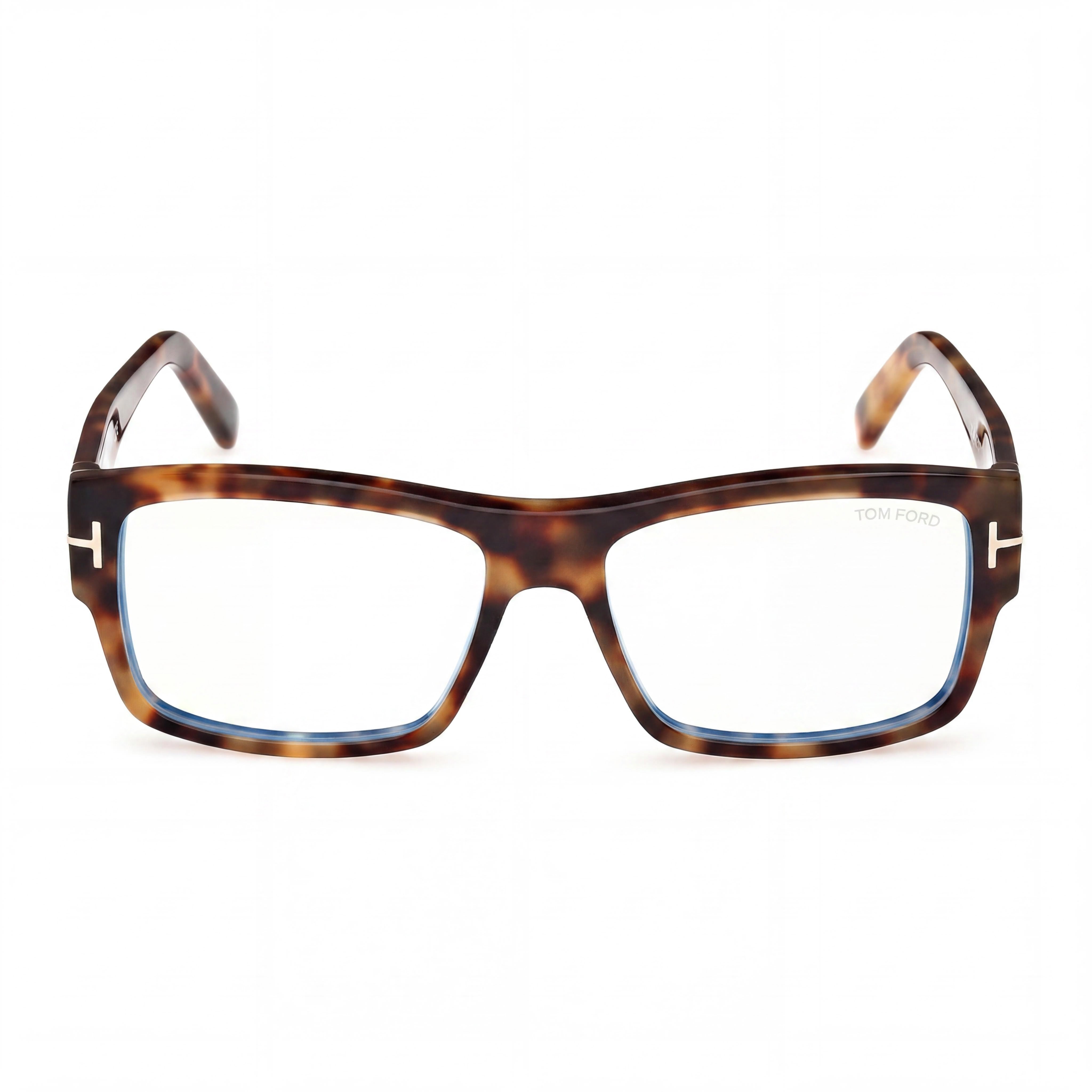 Tom Ford FT5941-B Men's Blonde Havana Frame, Black Lenses 16-140, Photo 2
