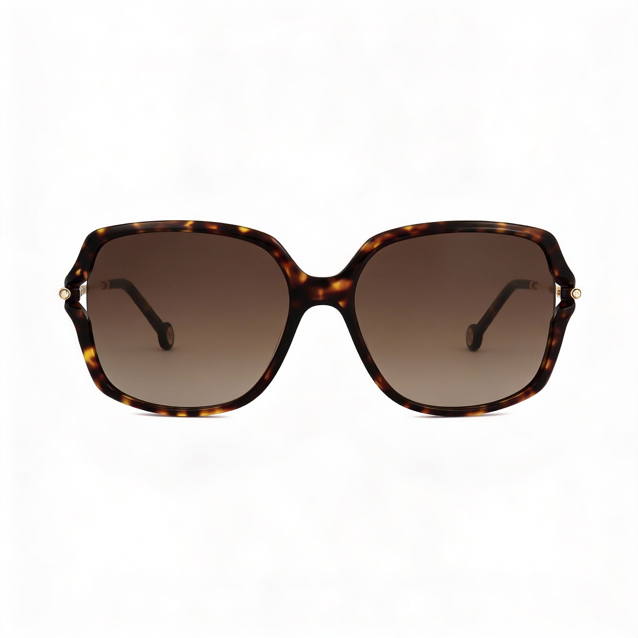 Gafas de sol Carolina Herrera HER0132/G/S Butterfly Havana de policarbonato con degradado marrón, 58 mm, Photo 2