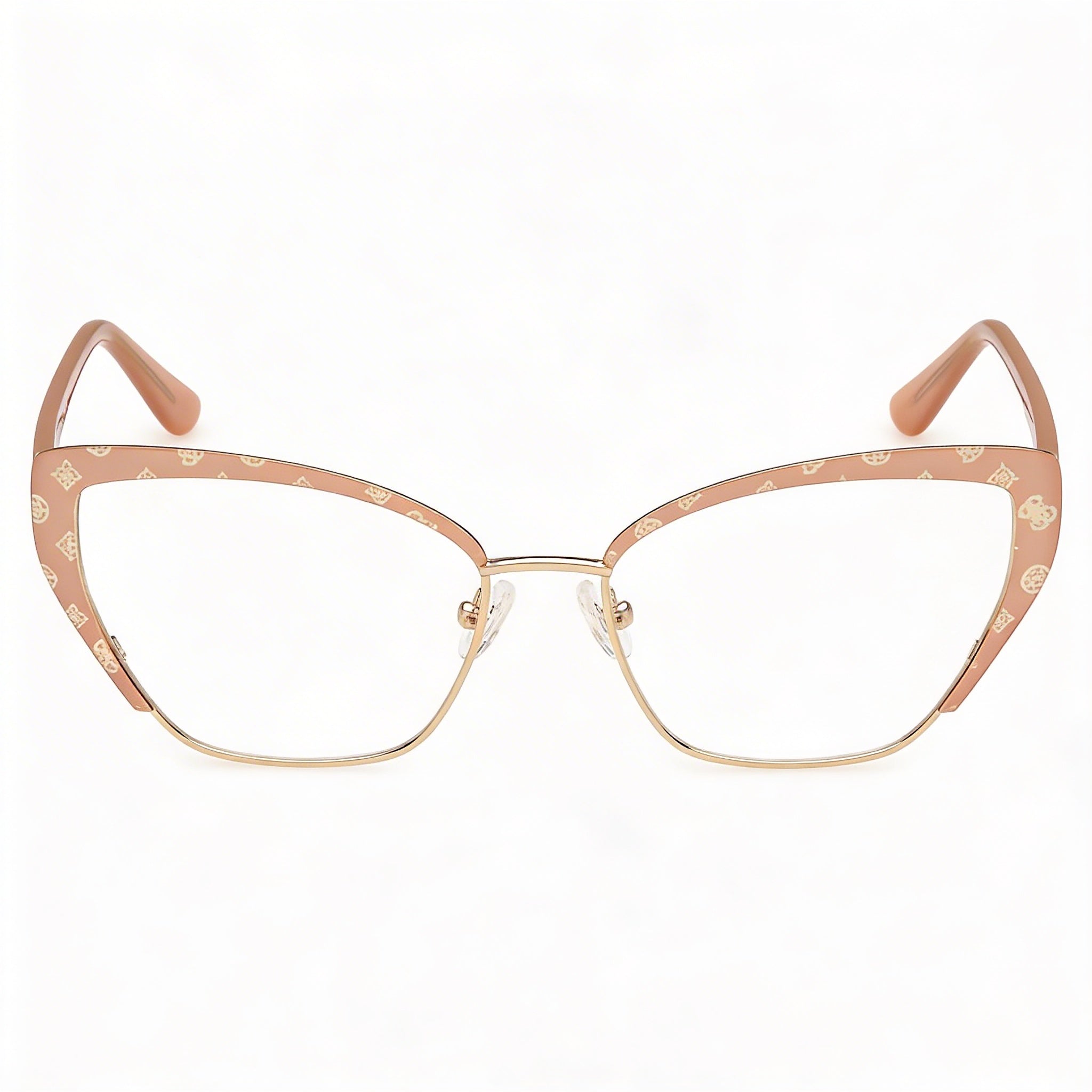 Guess GU50122 Women's Metal Eyewear, Matte Beige Frame, Multicoloured Lens, 2-16-145, Photo 2