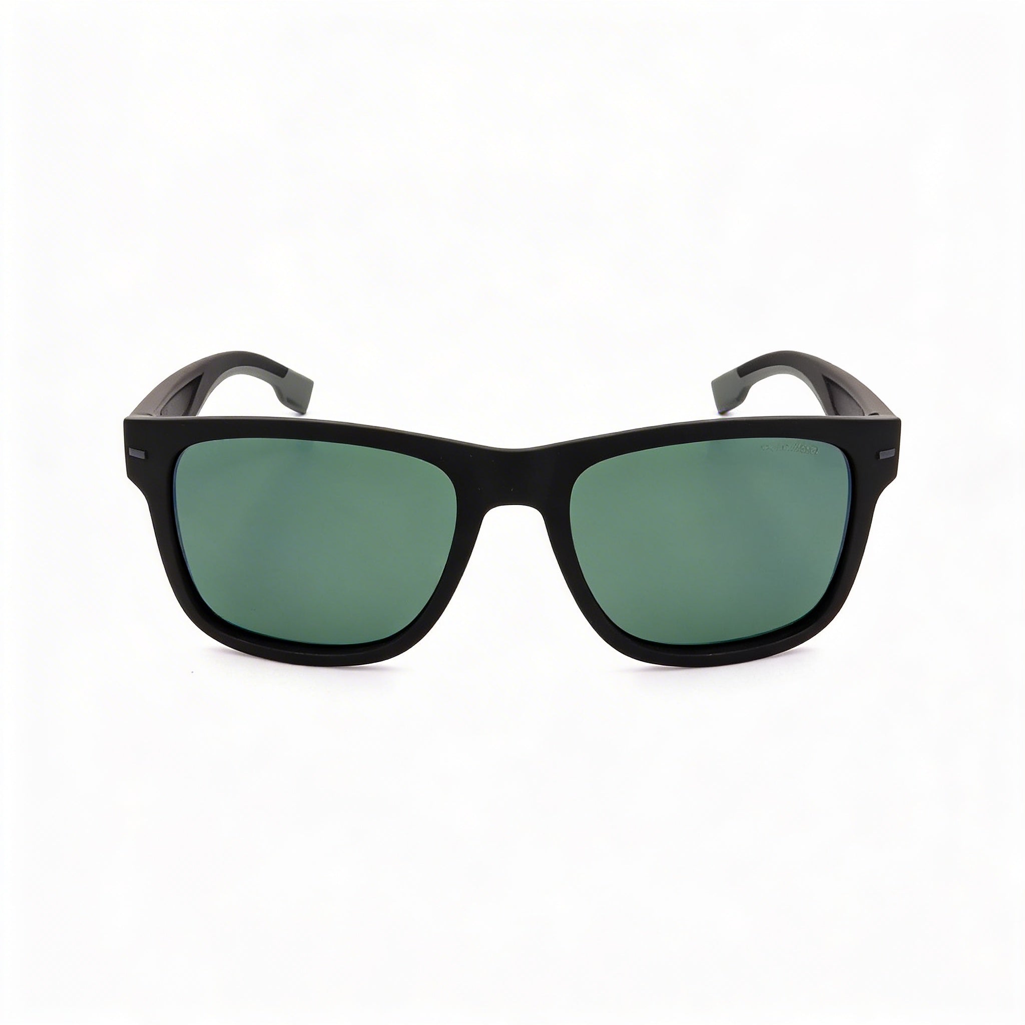 Gafas de sol polarizadas HUGO BOSS modernas unisex de POLIAMIDA ECO negras mate grises verdes 55 mm, Photo 2