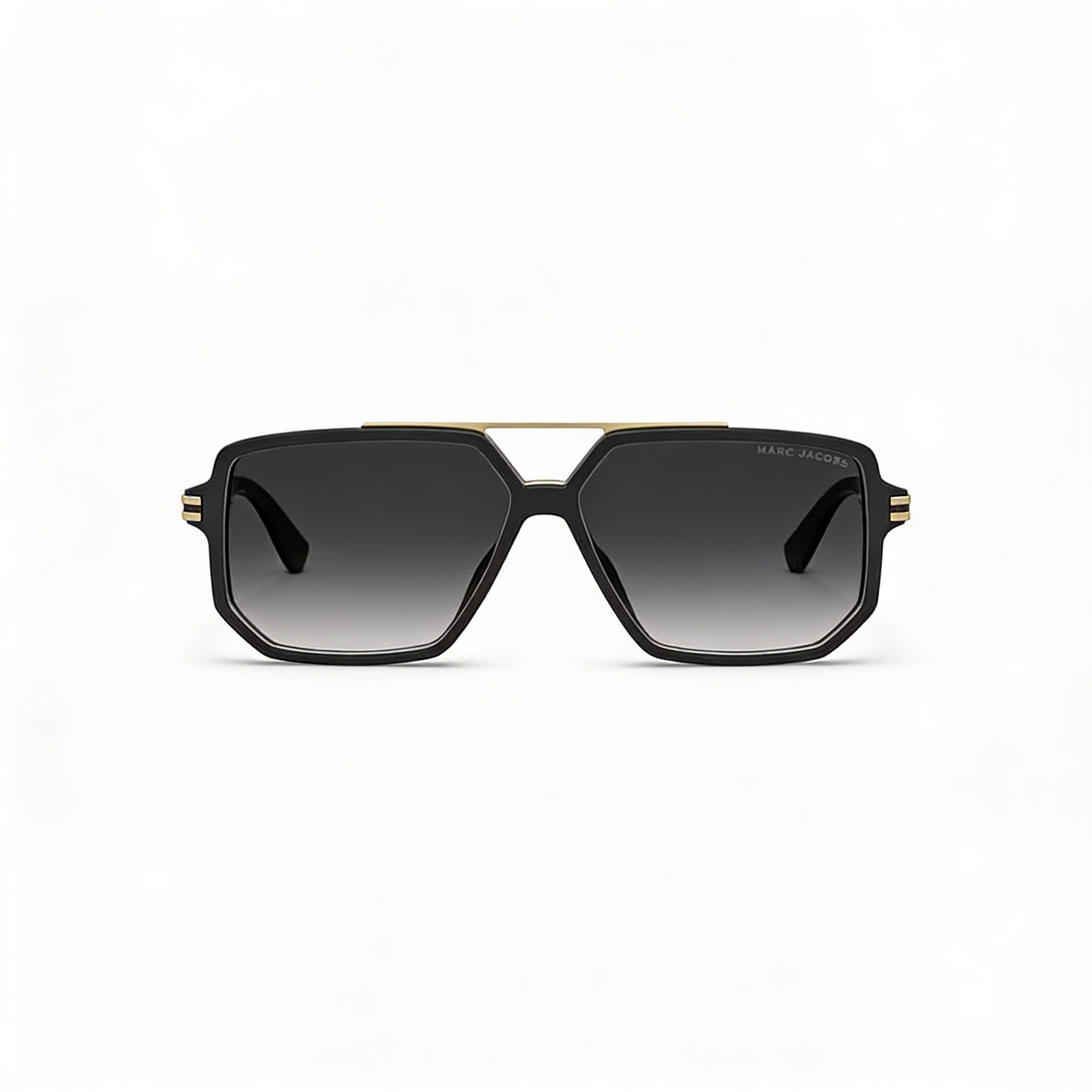 Gafas de sol Marc Jacobs MARC 417/S unisex de acetato negro Navigator gris oscuro degradado de 58 mm, Photo 2