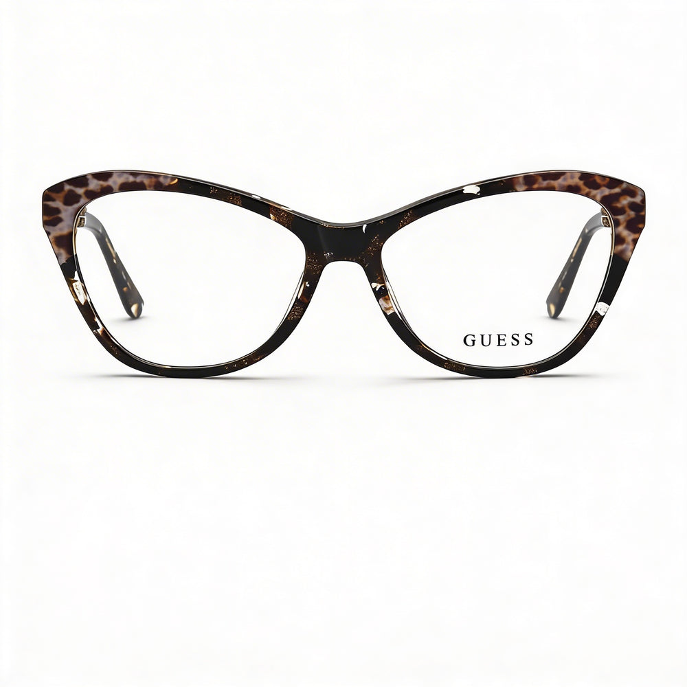 Gafas GUESS GU2818 de acetato marrón oscuro para mujer 56-16-140