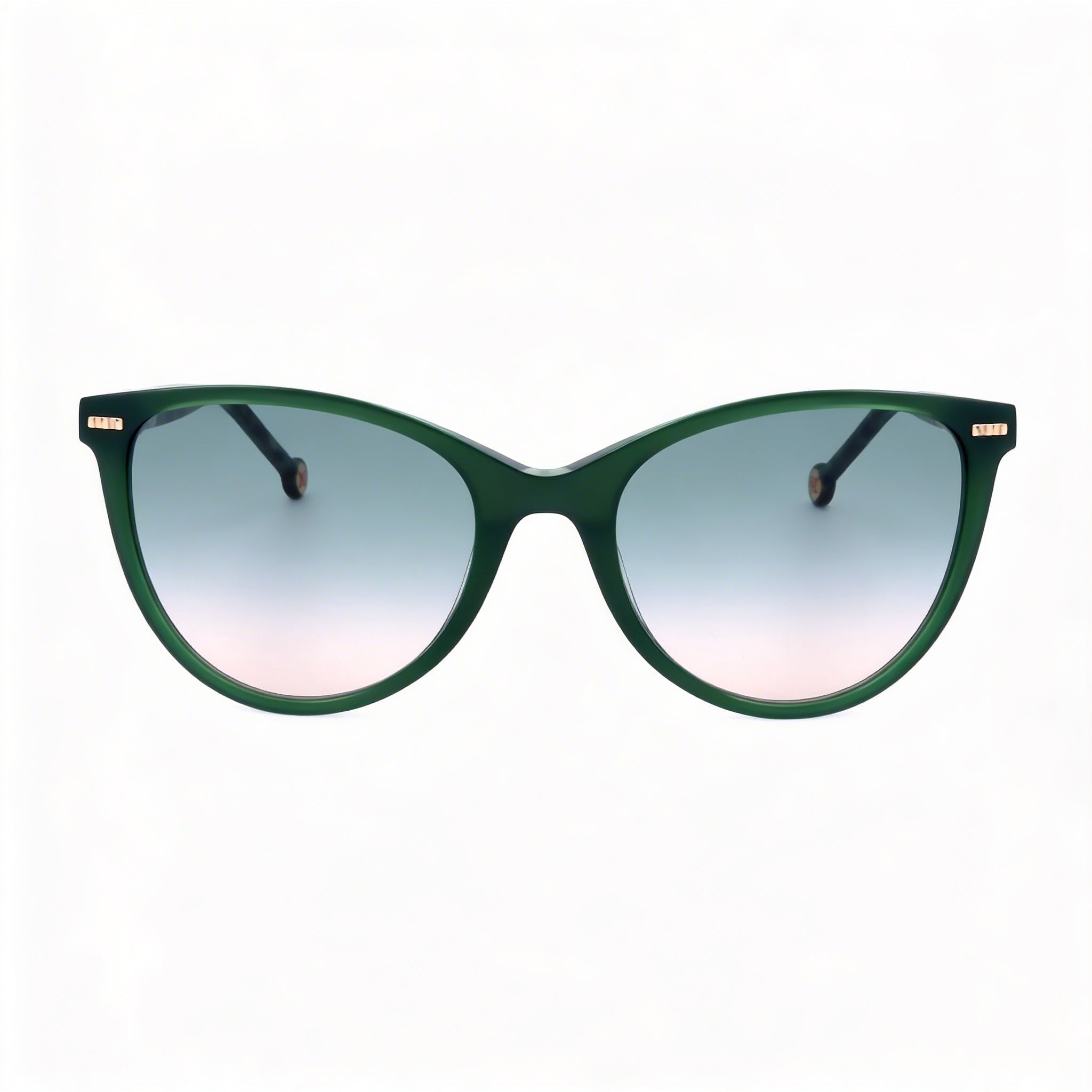 Carolina Herrera Modern Her 0107/S Gafas de Sol de Acetato Verde Habana Marrón Gris Degradado No Polarizadas con Protección UV para Mujer 57mm, Photo 2