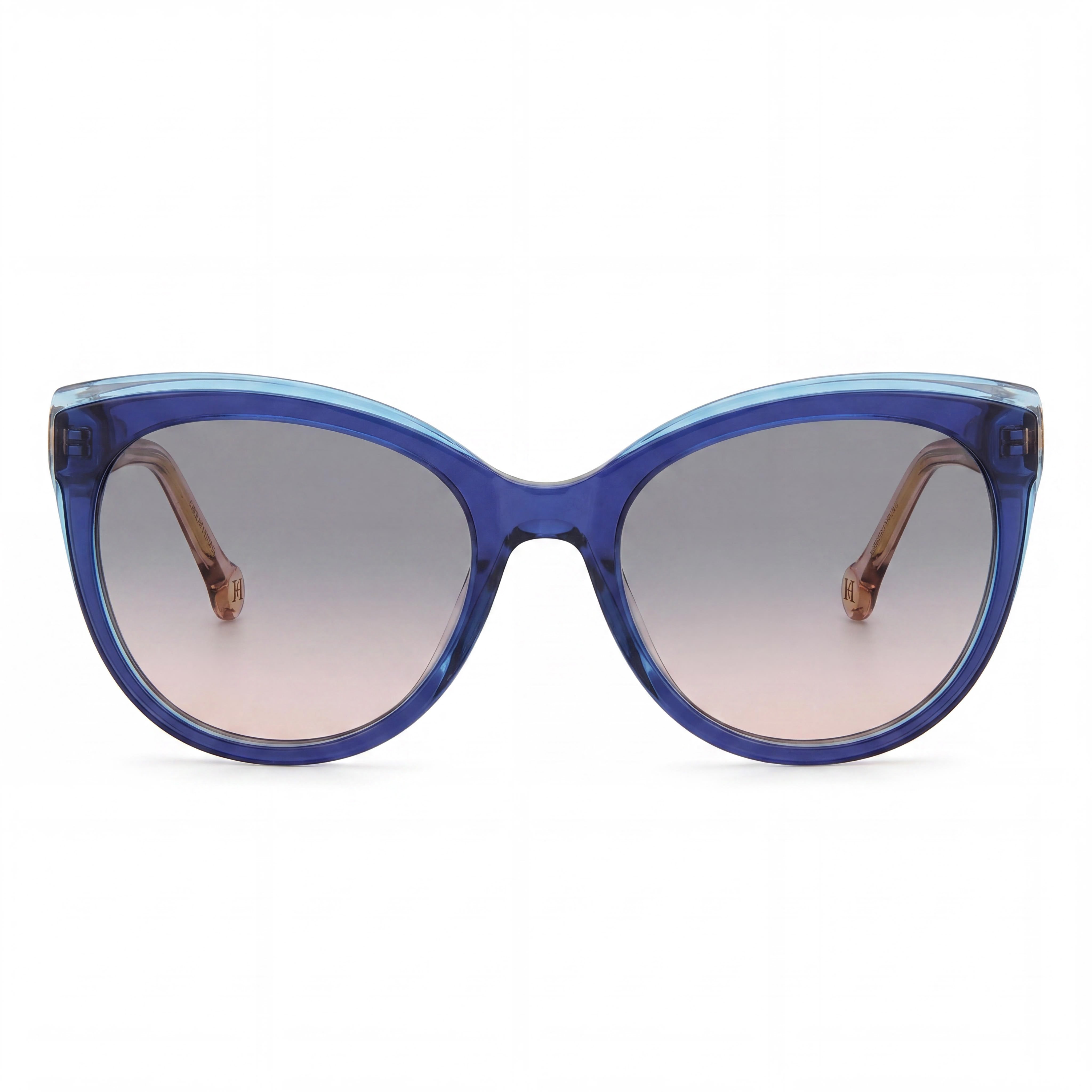 Carolina Herrera Modern Women's Cat Eye Acetate Sunglasses, Blue Pink, Polycarbonate UV Protection, 57mm, Photo 2