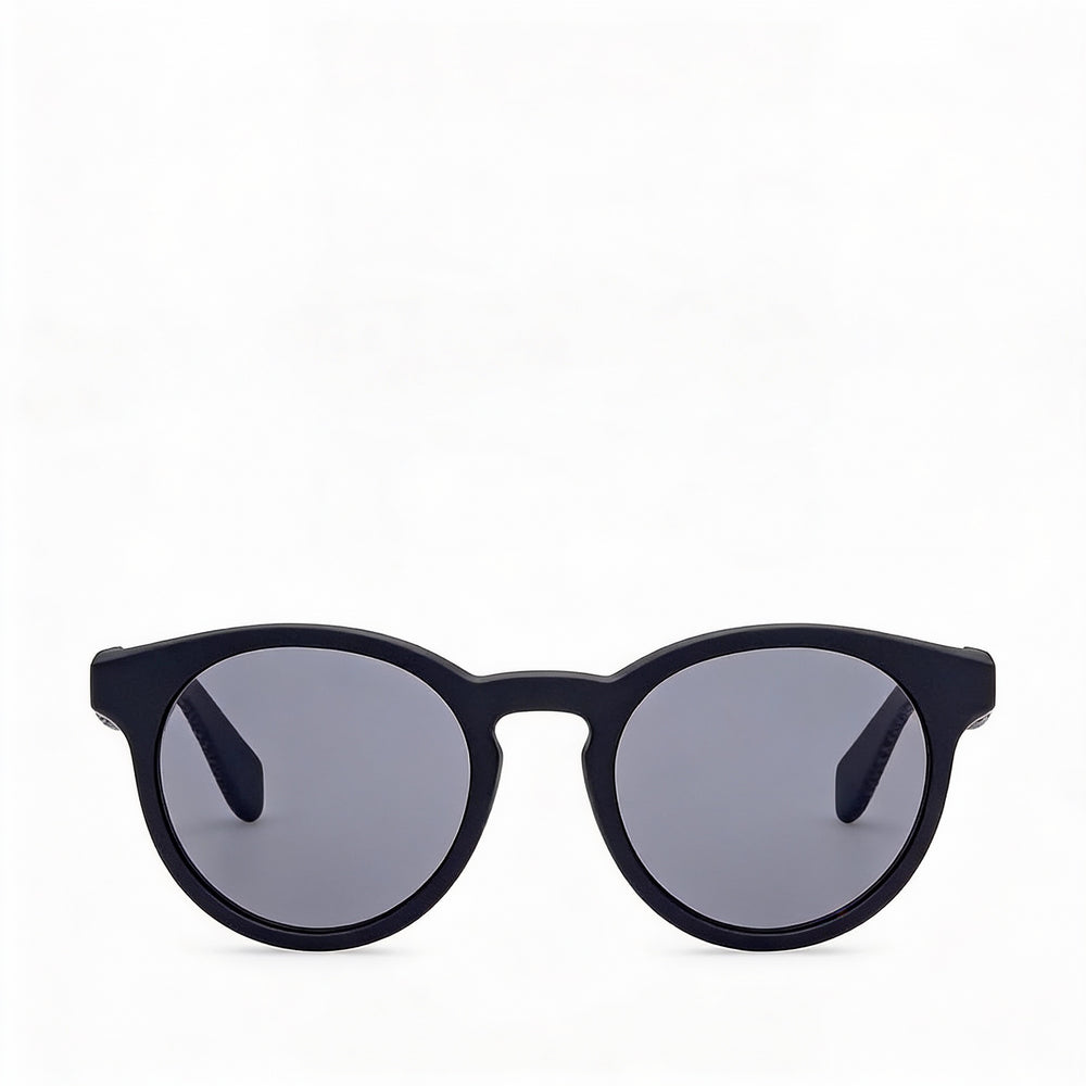adidas Originals Classic Unisex Metal Matte Black Smoke Frame Black Lens UV Protection Sunglasses 52mm
