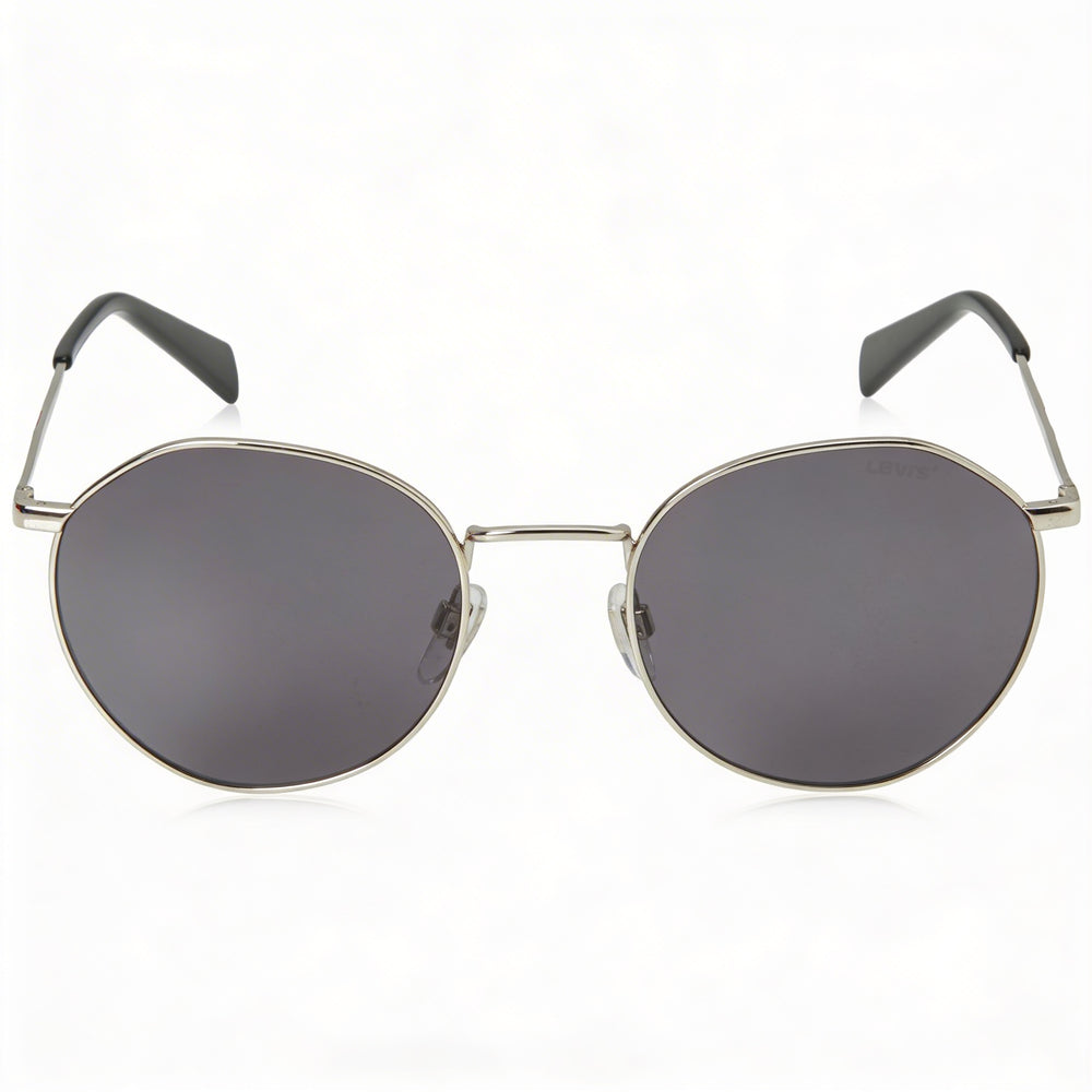 Gafas de sol modernas Levi's para mujer con montura de acero inoxidable paladio y protección UV de 54 mm