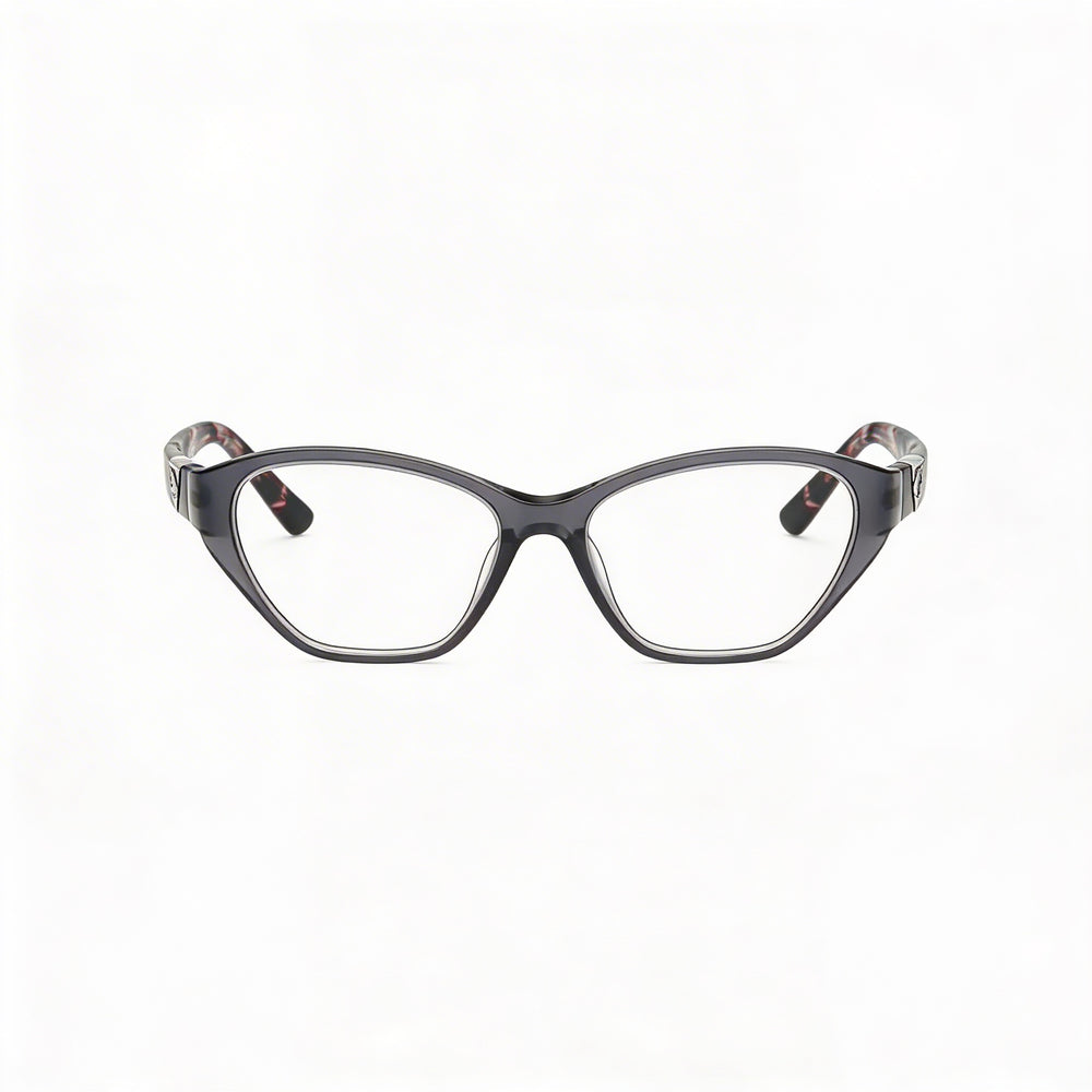 Gafas GUESS de moda con montura gris brillante, material azul, policarbonato (no para mujer) 51/16/135
