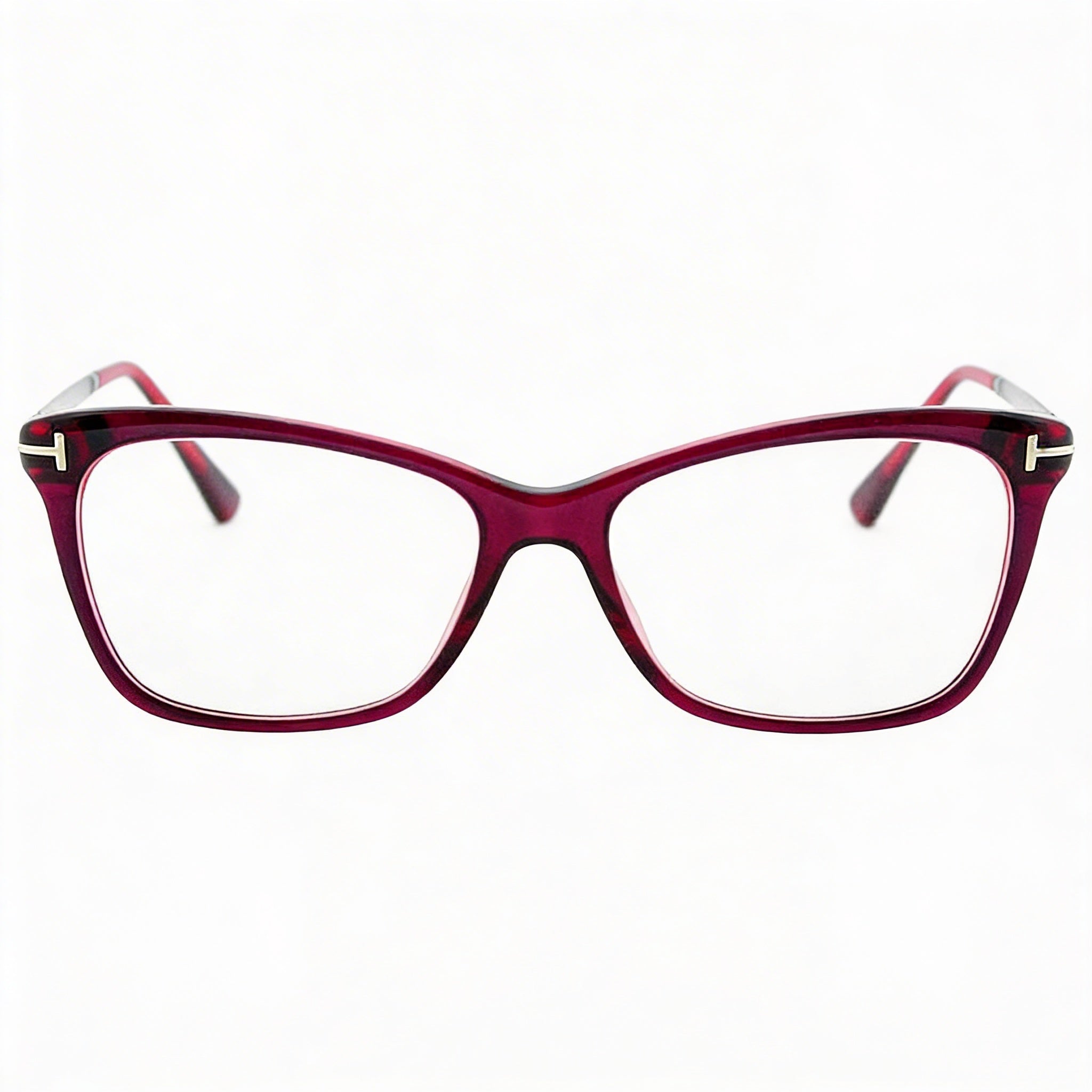 Gafas de sol cuadradas de plástico rosa Tom Ford para mujer, ancho de lente de 52 mm, ancho de puente de 15 mm, largo de patilla de 140 mm, Photo 2