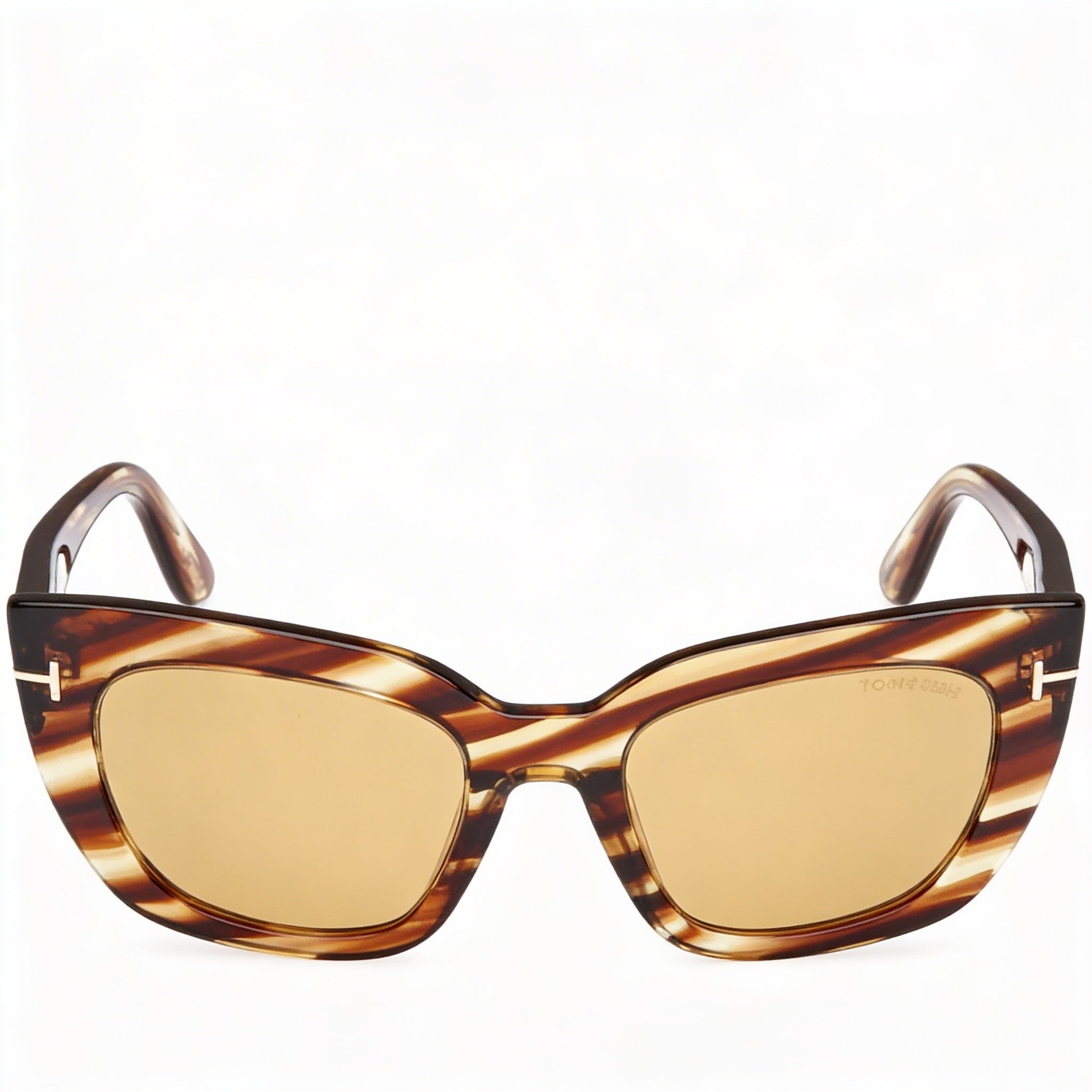 Tom Ford Classic Unisex Polarized Sunglasses Blonde Havana Frame Black Lenses 145-00-21, Photo 2