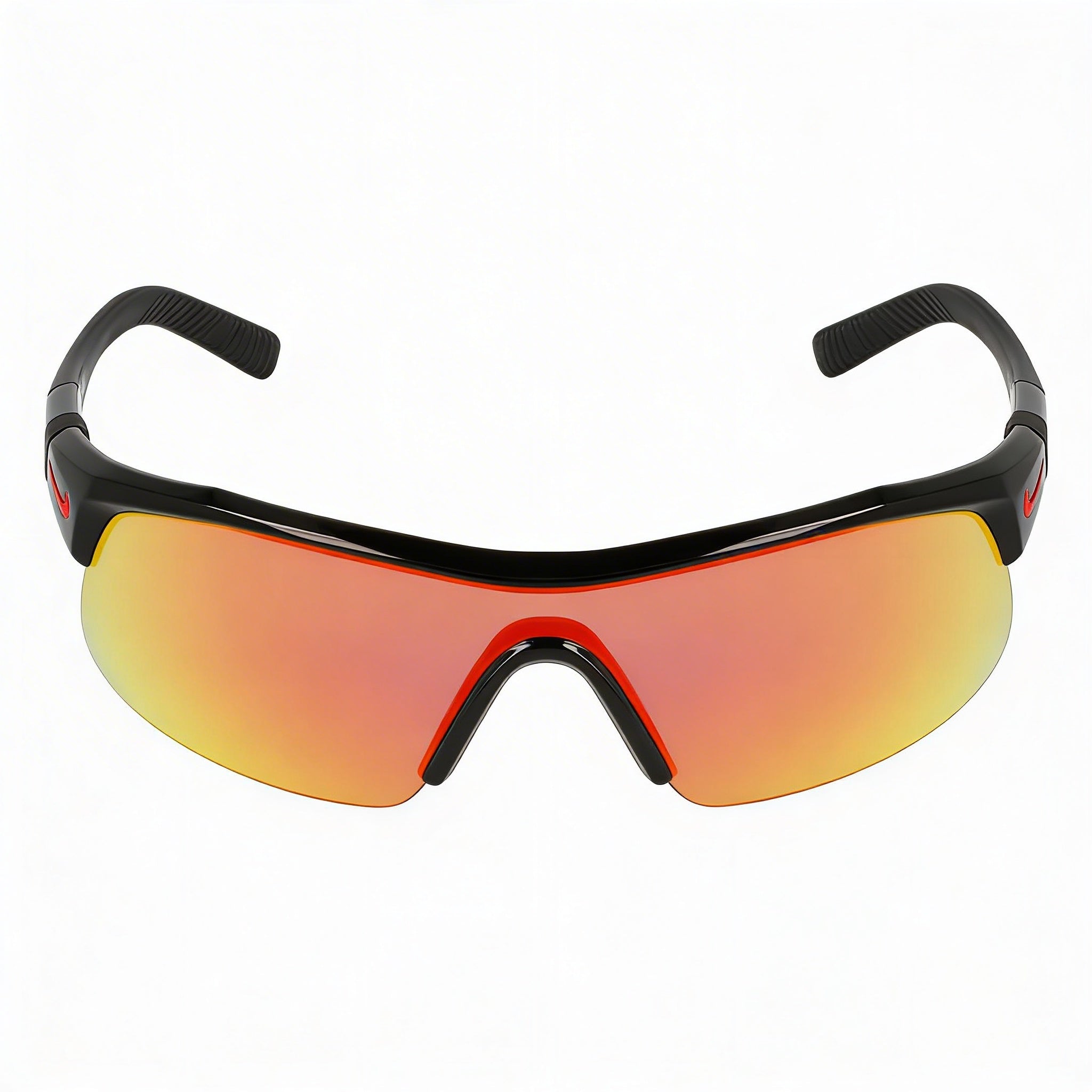 Nike Show X1 N Iu4881x Unisex Plastic Frame Sunglasses Polycarbonate Lenses UV 400 Black Red Mirror Grey Red 58mm, Photo 2